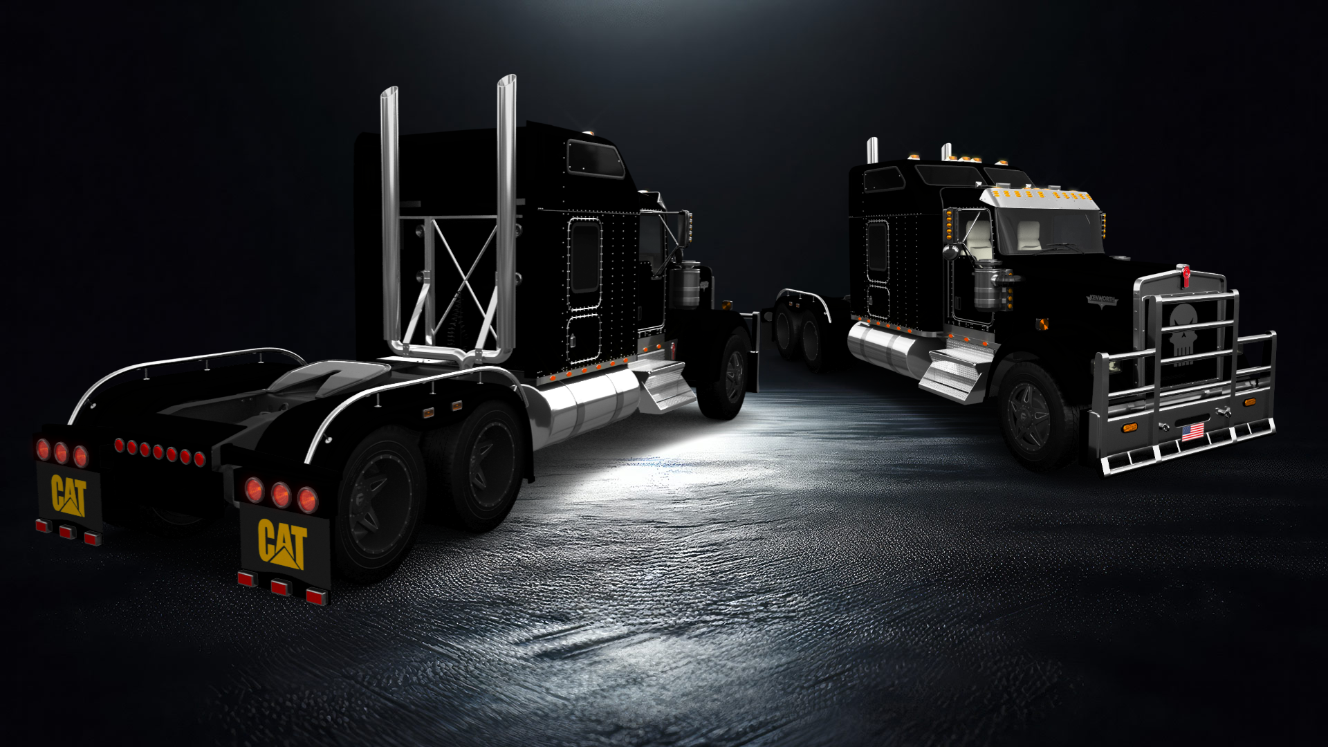 Kenworth W900 Sleeper Cab Truck 2015 tuning