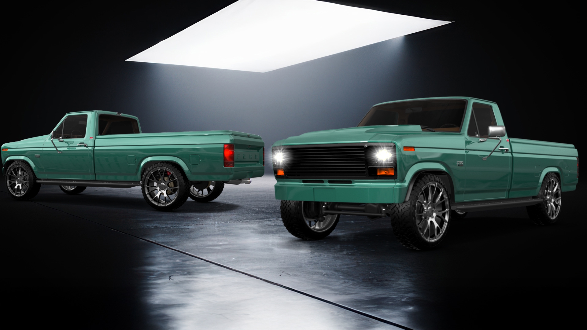 Ford F-150 2 Door pickup truck 1986 tuning