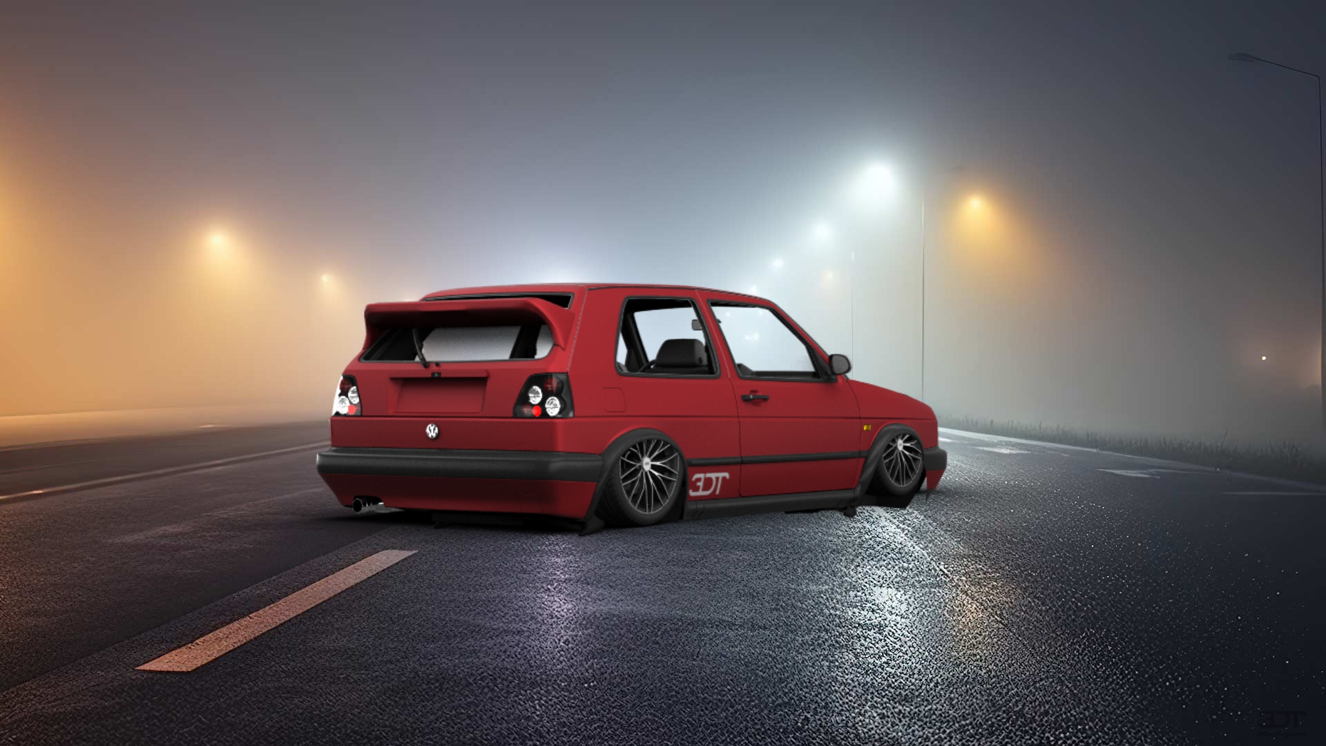 Volkswagen Golf 2 Gti 3 Door Hatchback 1990 tuning