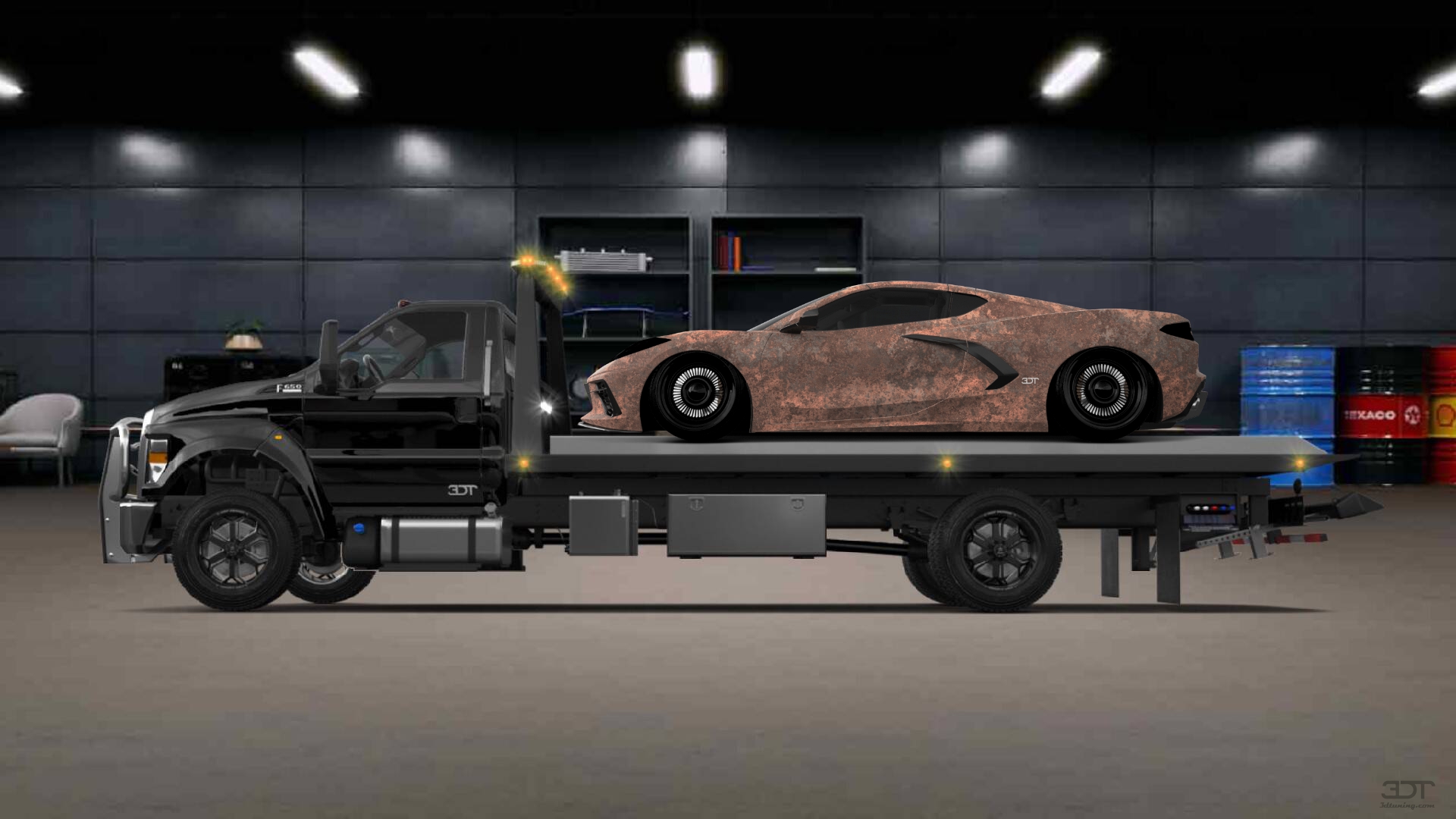 rusty Chevy corvette …