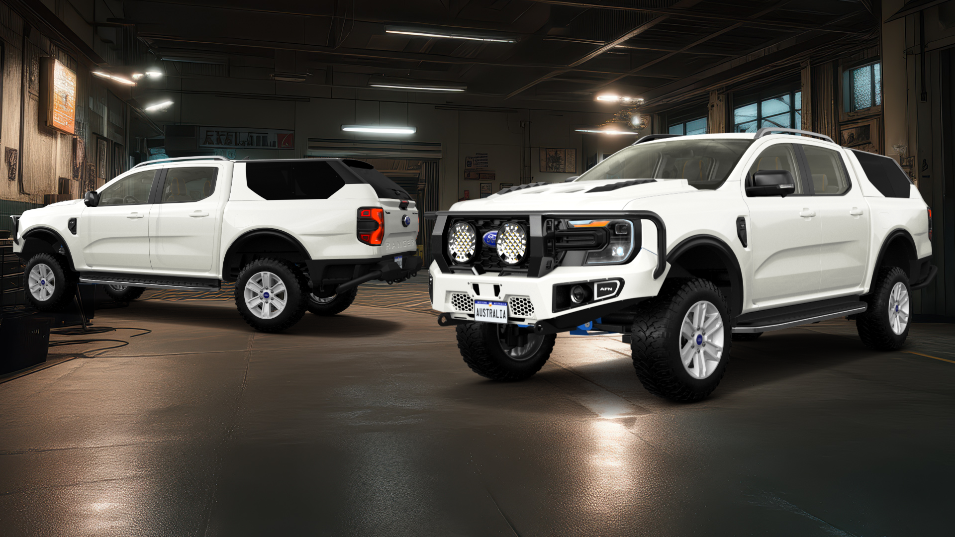Ford Ranger 4 Door pickup truck 2022 tuning