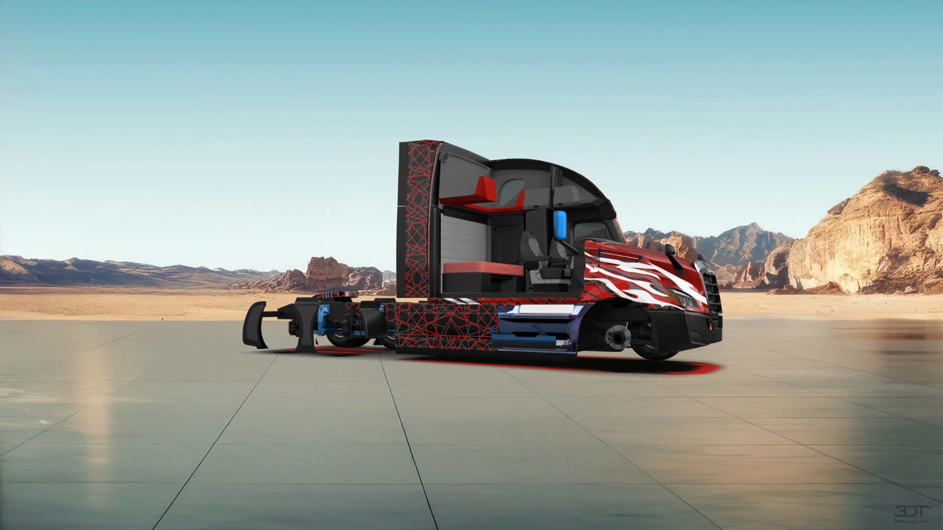 Freightliner Cascadia Sleeper Cab Truck 2018 tuning