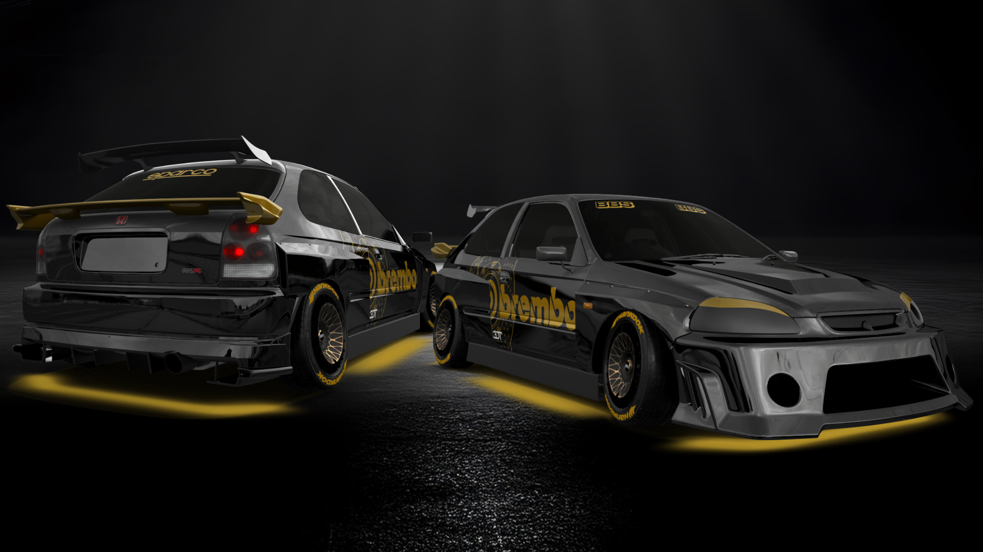 Tuning Honda Civic 3 Door Hatchback 1997