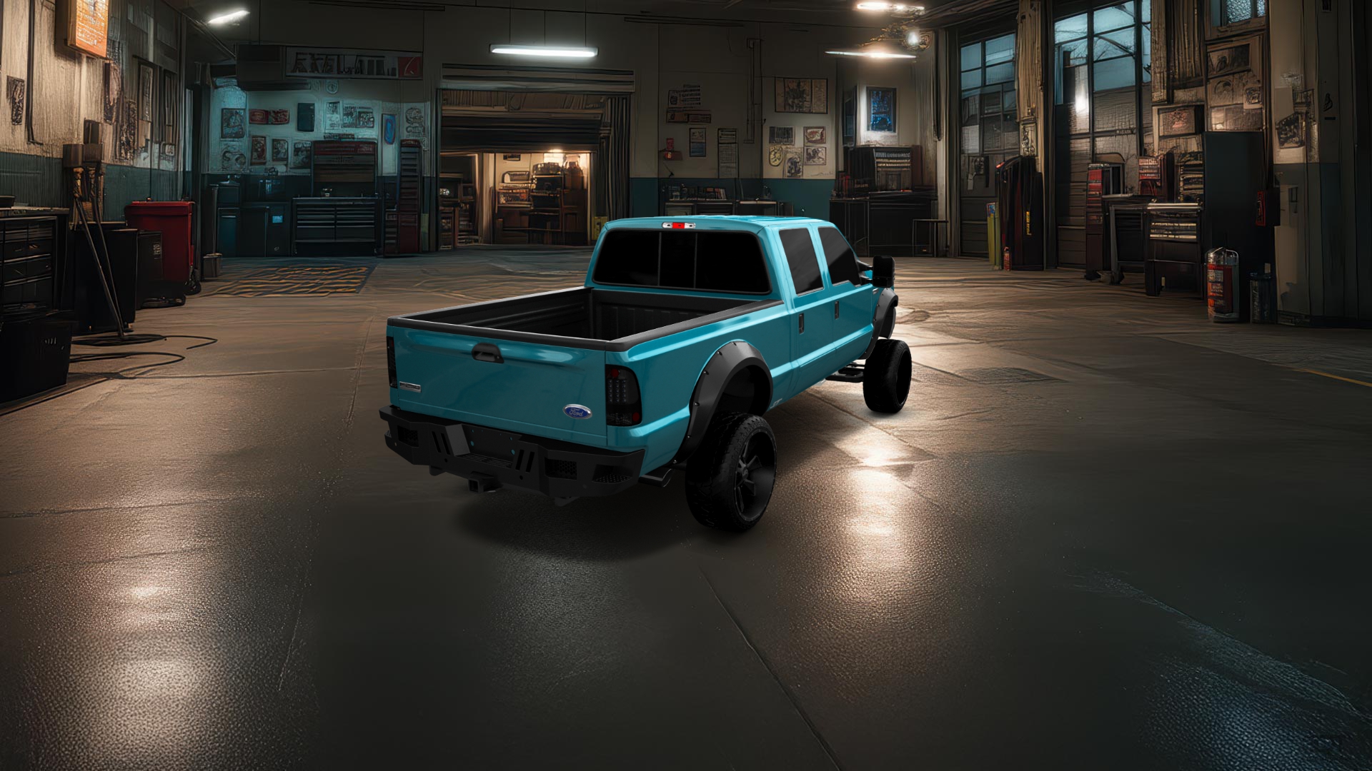 Ford F-250 Crew Cab 4 Door pickup truck 1999 tuning