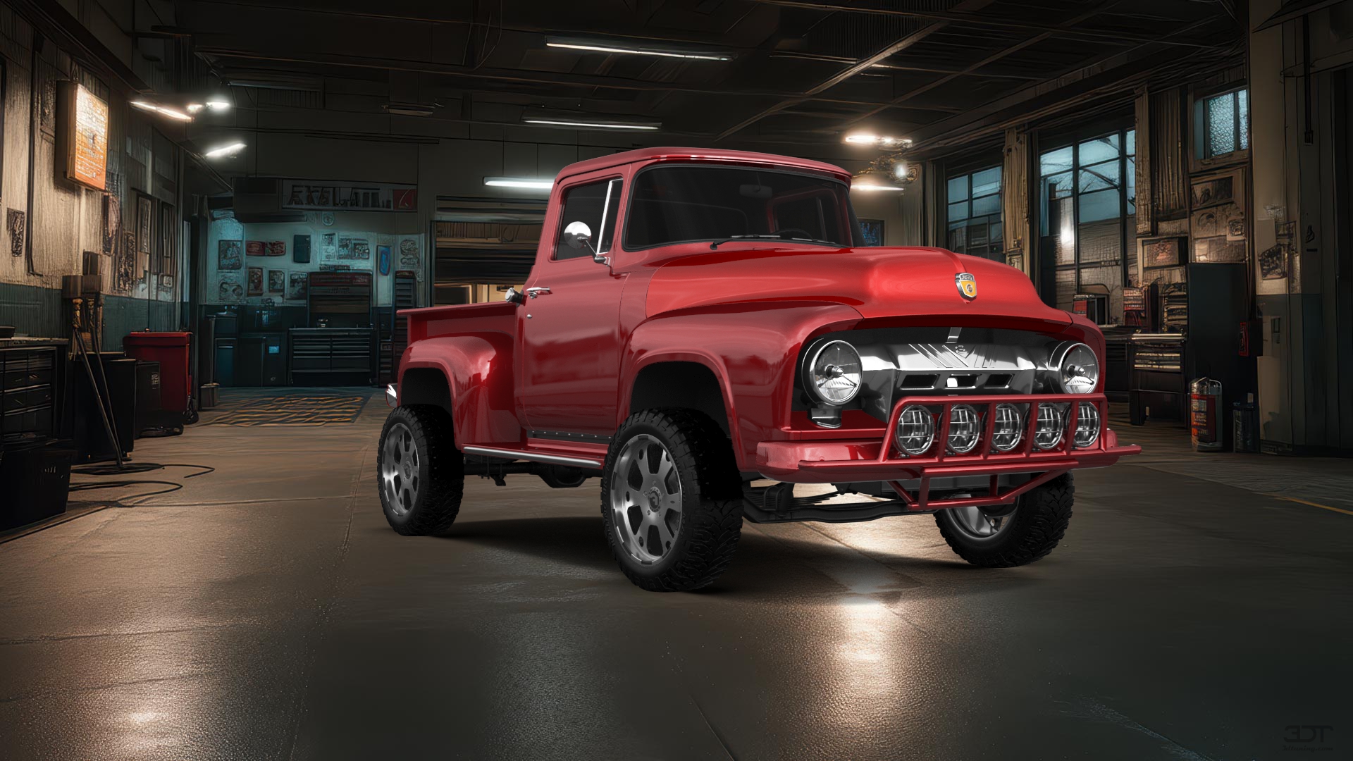 Ford F-100 2 Door truck 1956 tuning