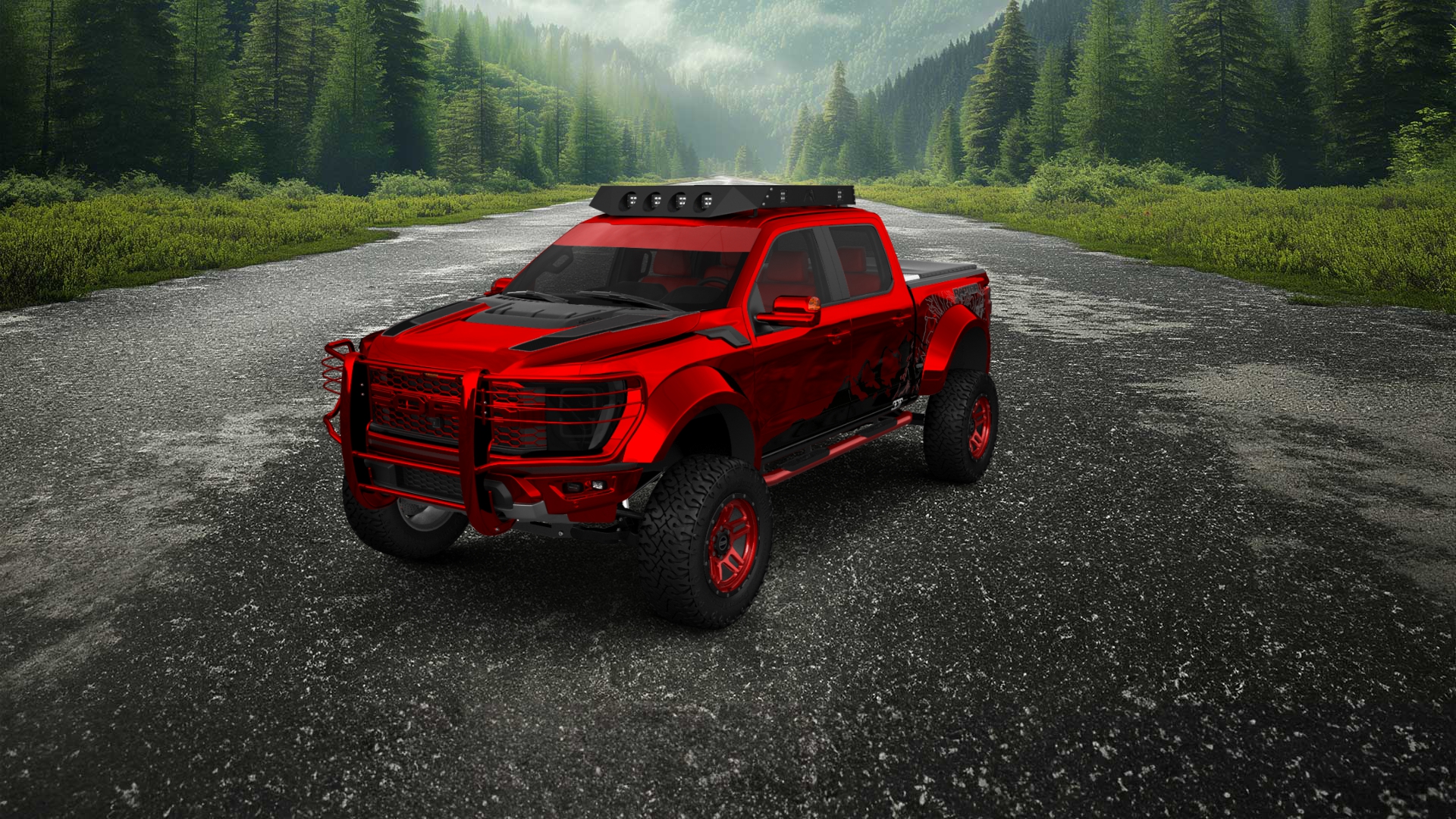 Ford F-150 Raptor 4 Door pickup truck 2021