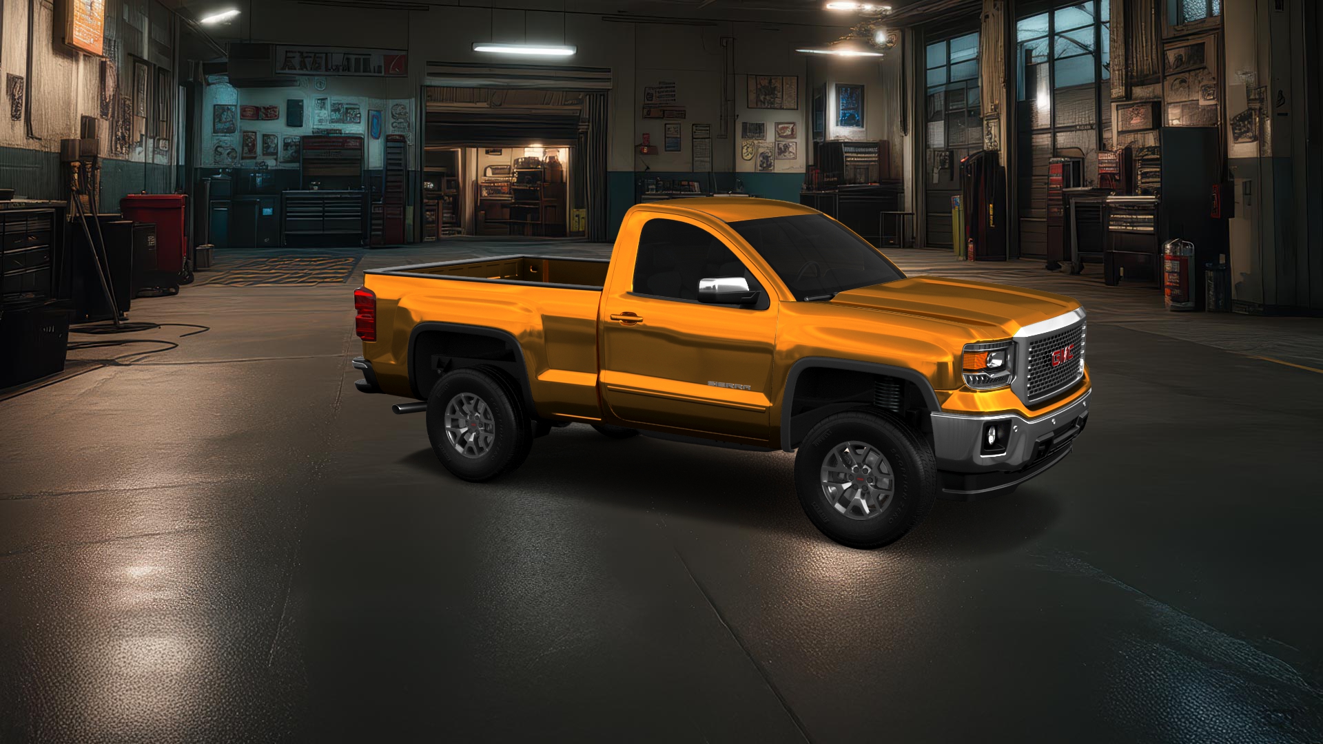 GMC Sierra 1500 Regular Cab 6.5ft box 2 Door truck 2014 tuning