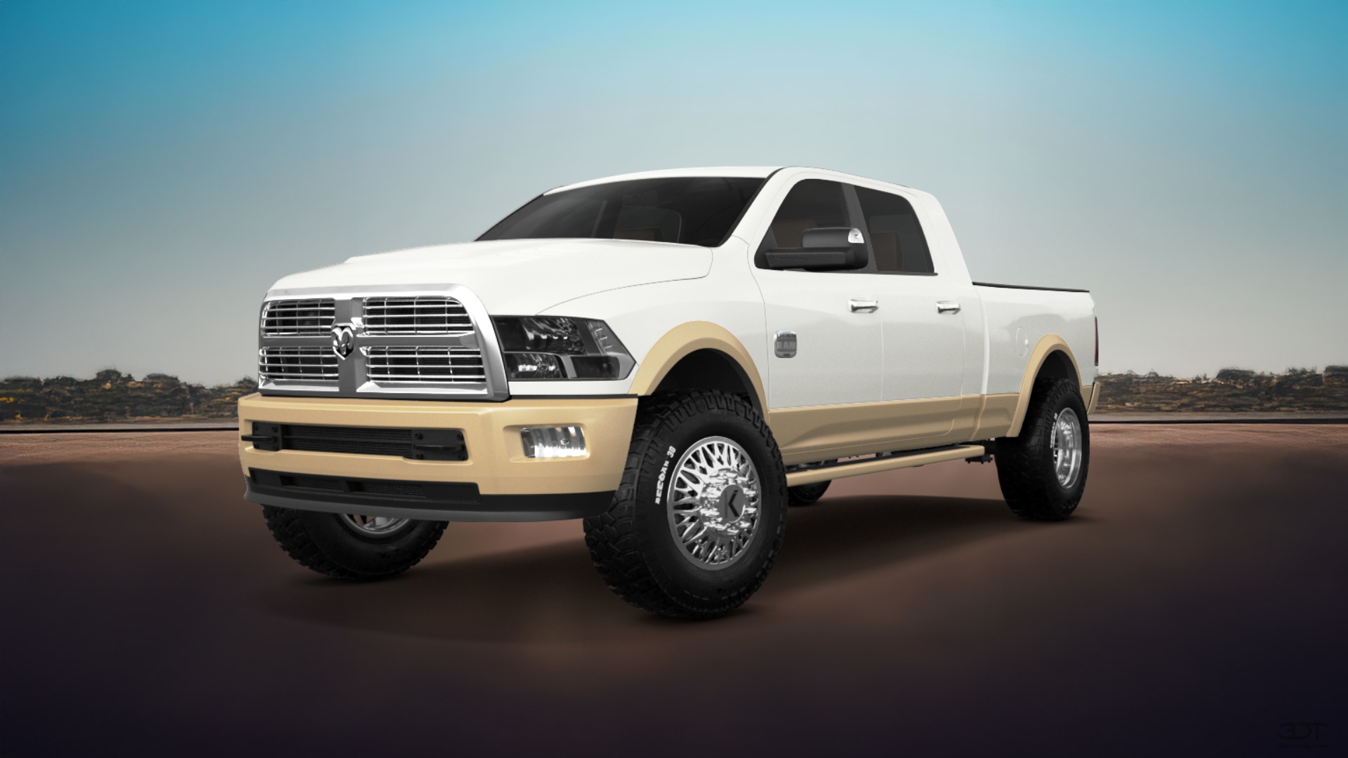 Dodge Ram 2500 Mega Cab 6.4 ft box 4 Door pickup truck 2010 tuning