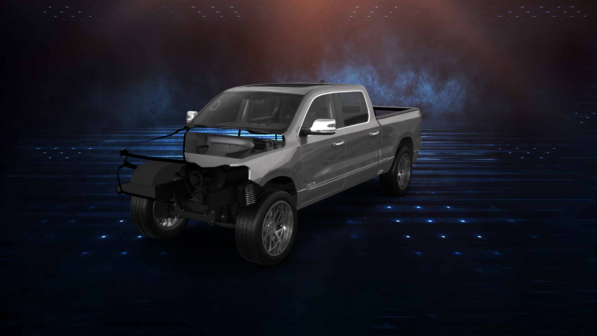 Dodge Ram 1500 Crew Cab 6.4' box Challenge 4 Door Truck 4020