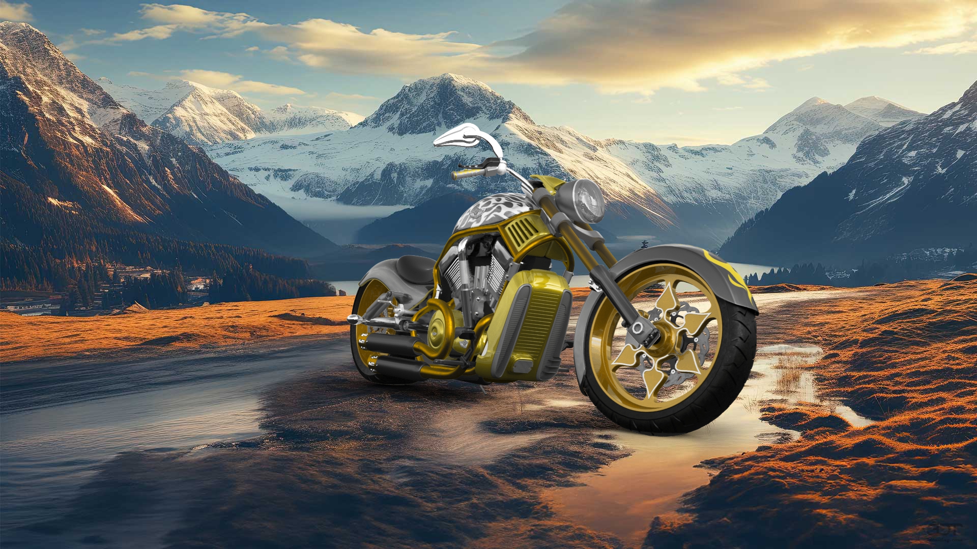 Harley-Davidson Custom Chopper Cruiser 2011 Images