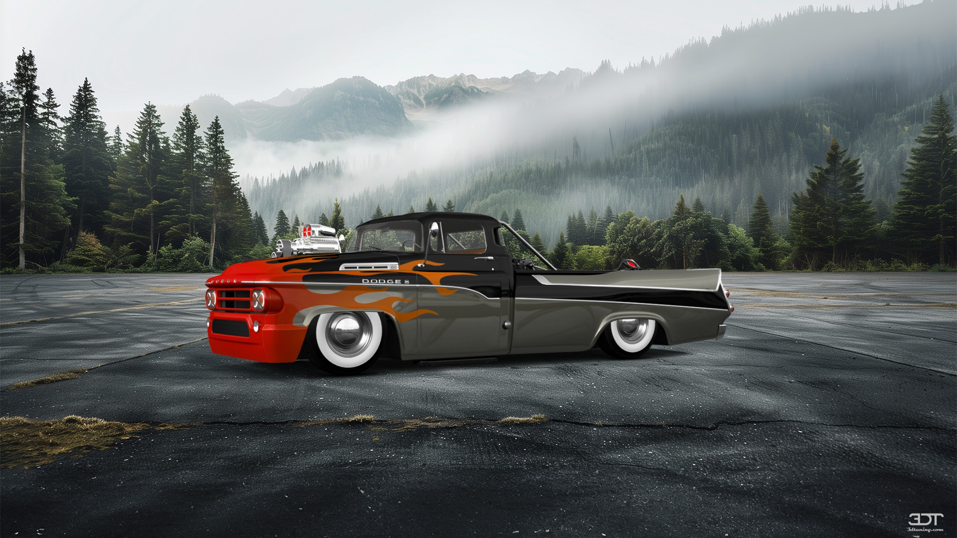 Dodge C series 2 Door pickup truck 1958 tuning