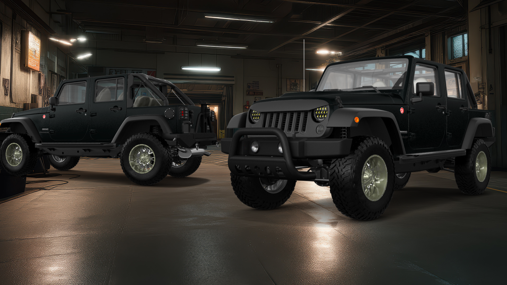 Jeep Wrangler Unlimited JK Rubicon Recon 4 Door SUV 2017 tuning