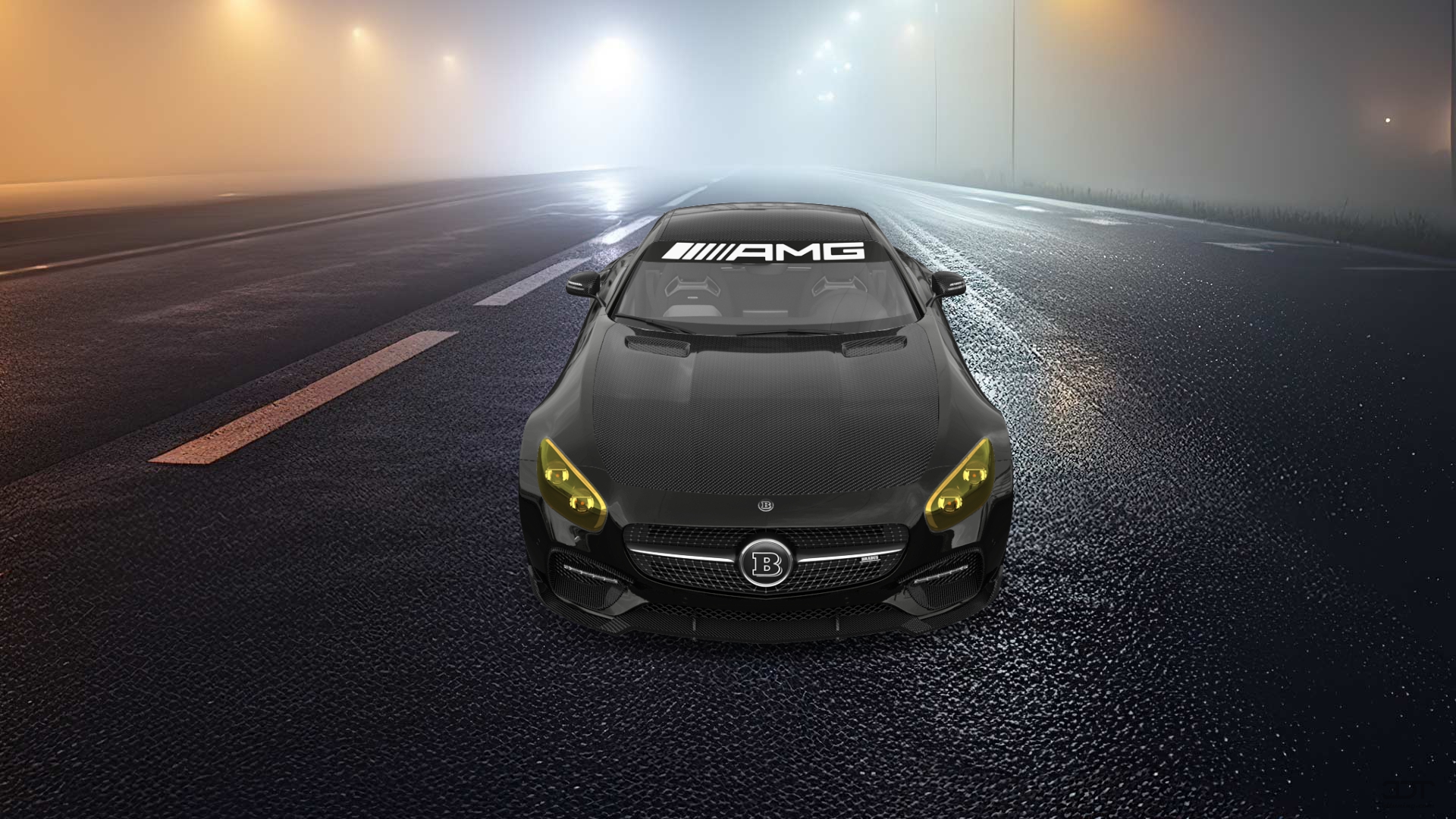 Mercedes AMG GT 2 door fastback coupe 2016 tuning