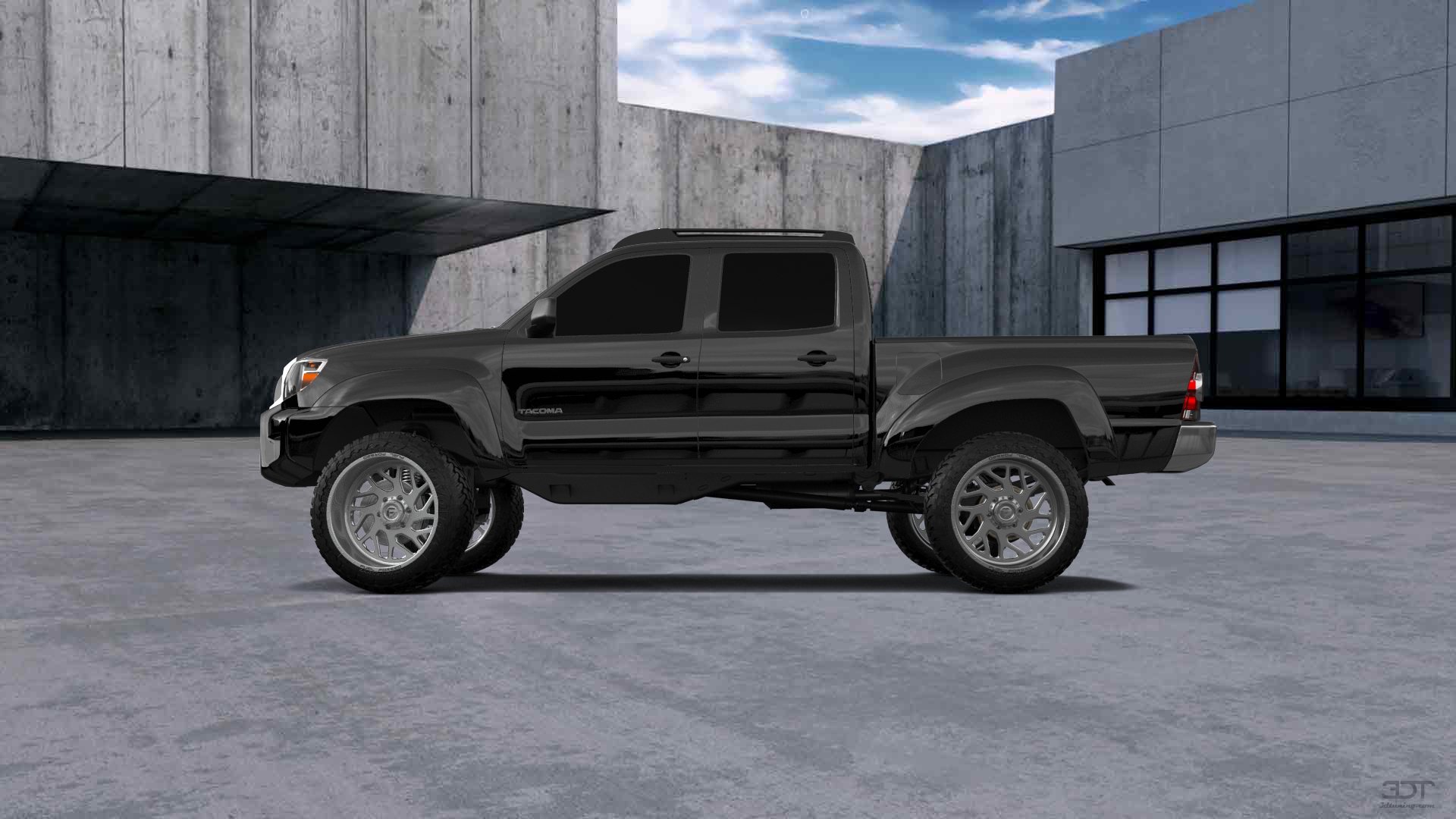Toyota Tacoma Crew Cab 5.1 ft box 4 Door pickup truck 2012
