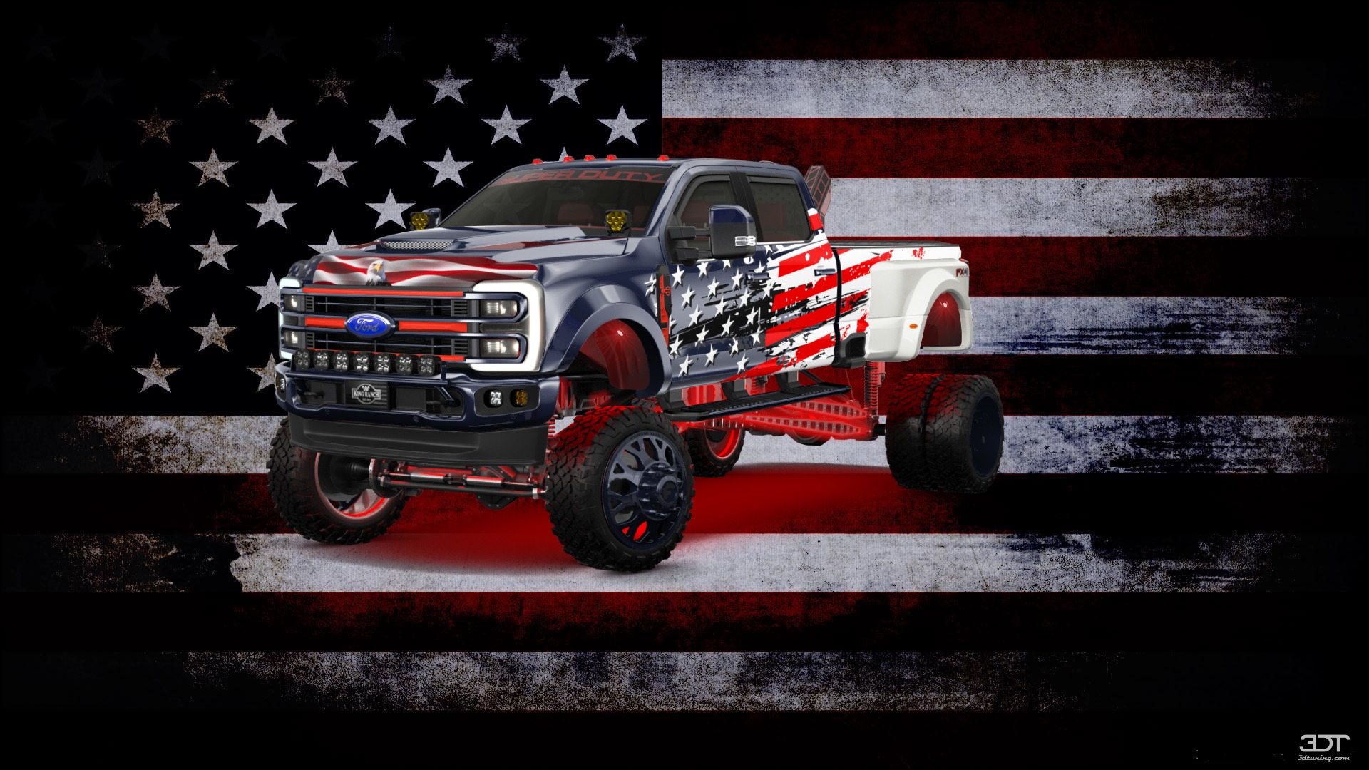 Ford F-350 DRW Crew Cab 4 Door pickup truck 2023 tuning