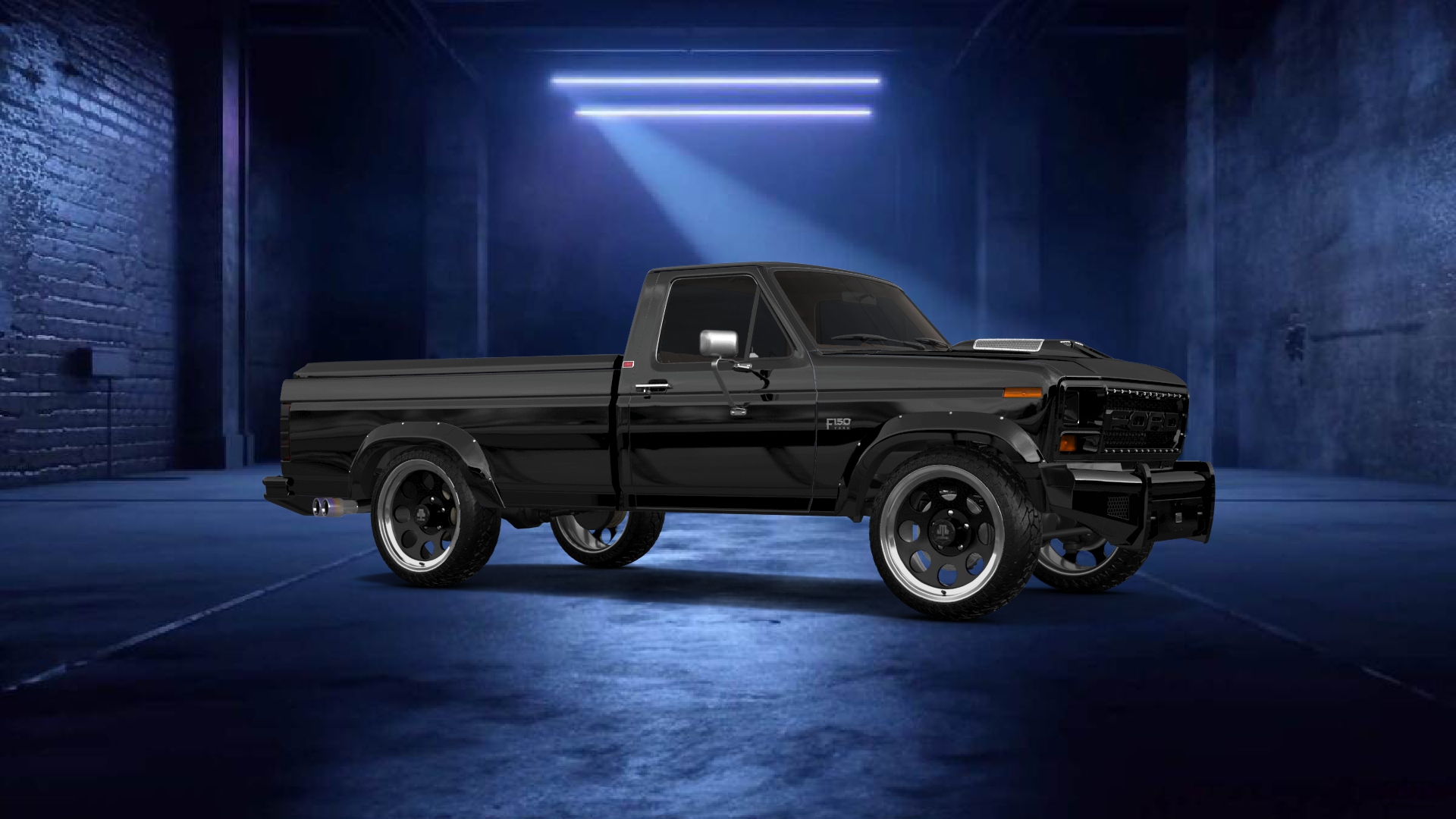 Ford F-150 2 Door pickup truck 1986 tuning