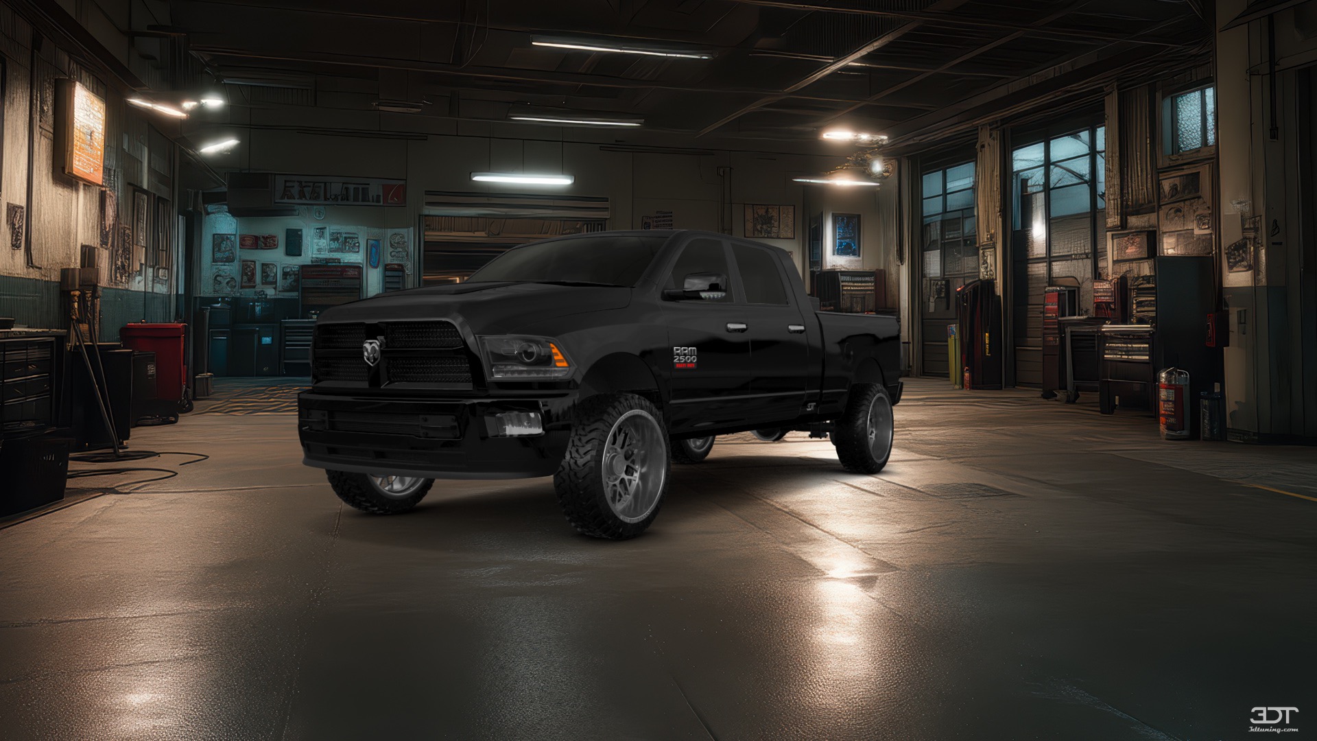 Dodge Ram 2500 Mega Cab 6.4 ft box 4 Door pickup truck 2010 tuning