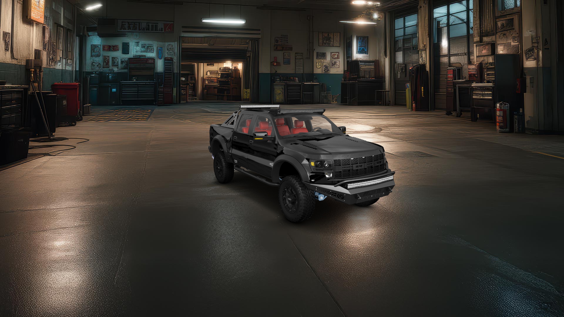 Ford F-150 SVT Raptor 4 Door pickup truck 2013 tuning