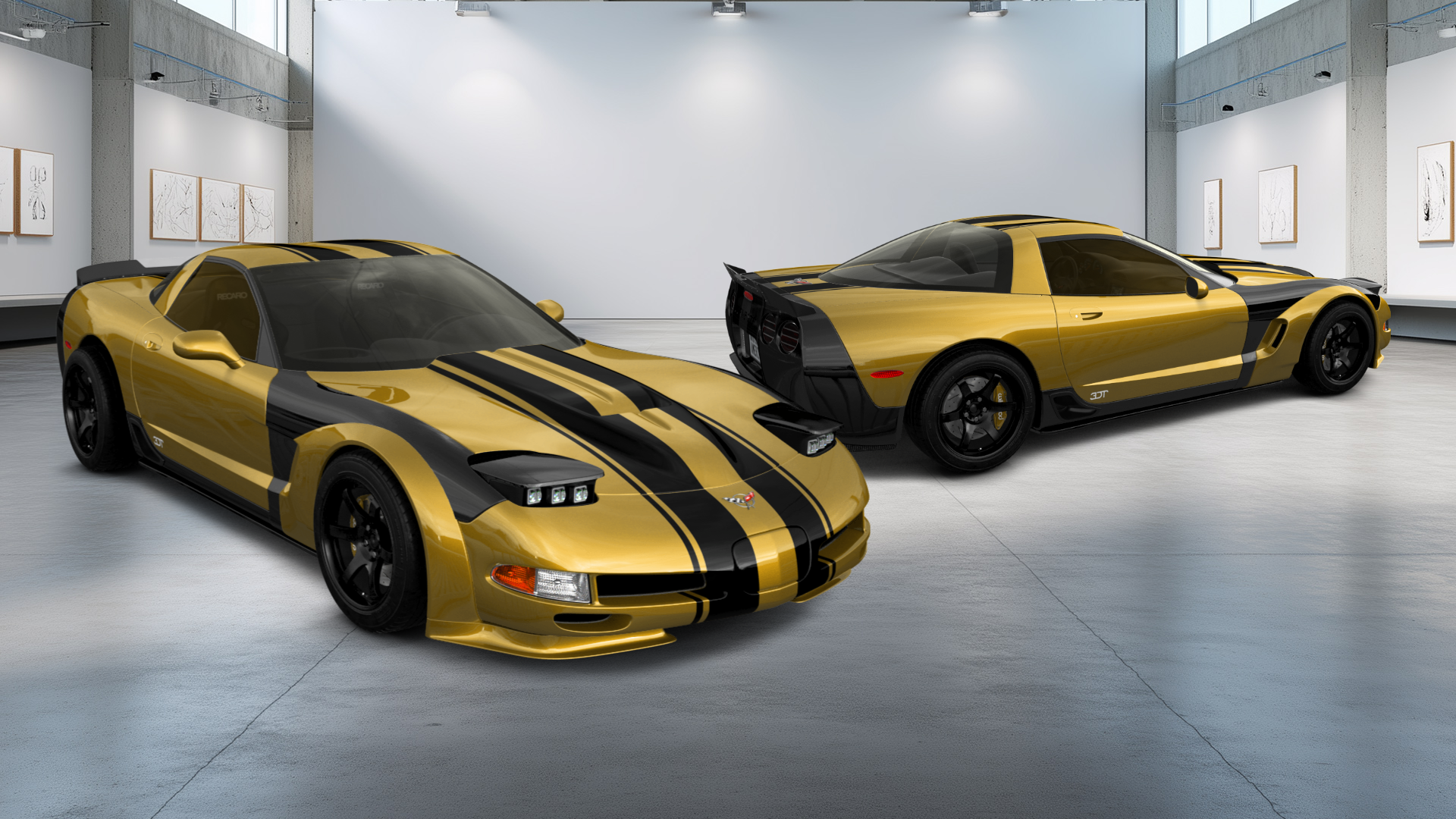 Chevrolet Corvette C5 Fastback 2 Door Coupe 1997 tuning