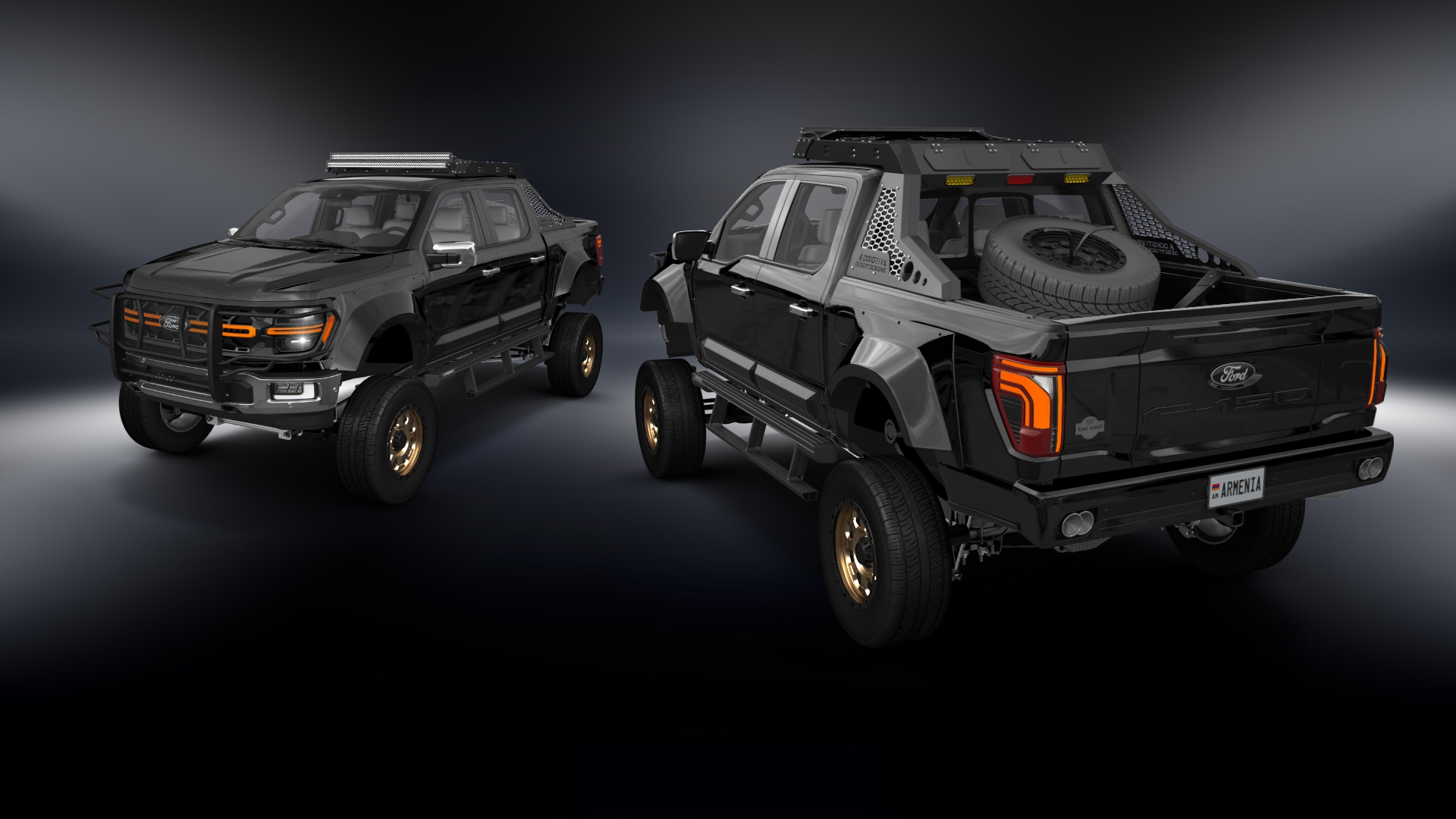 Ford F-150 SuperCrew 4 Door pickup truck 2024 tuning