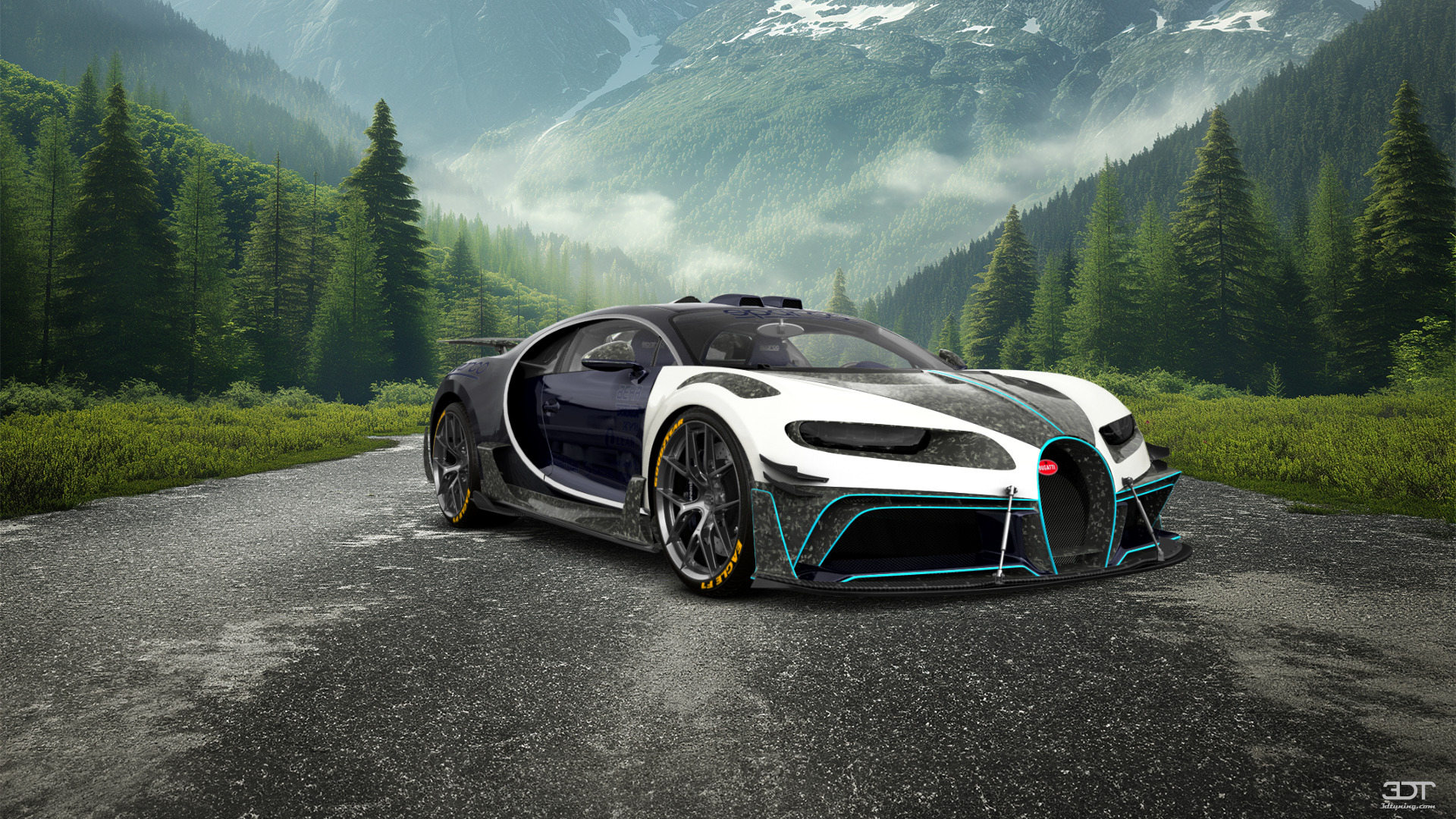 Bugatti Chiron 2 Door Coupe 2016 tuning