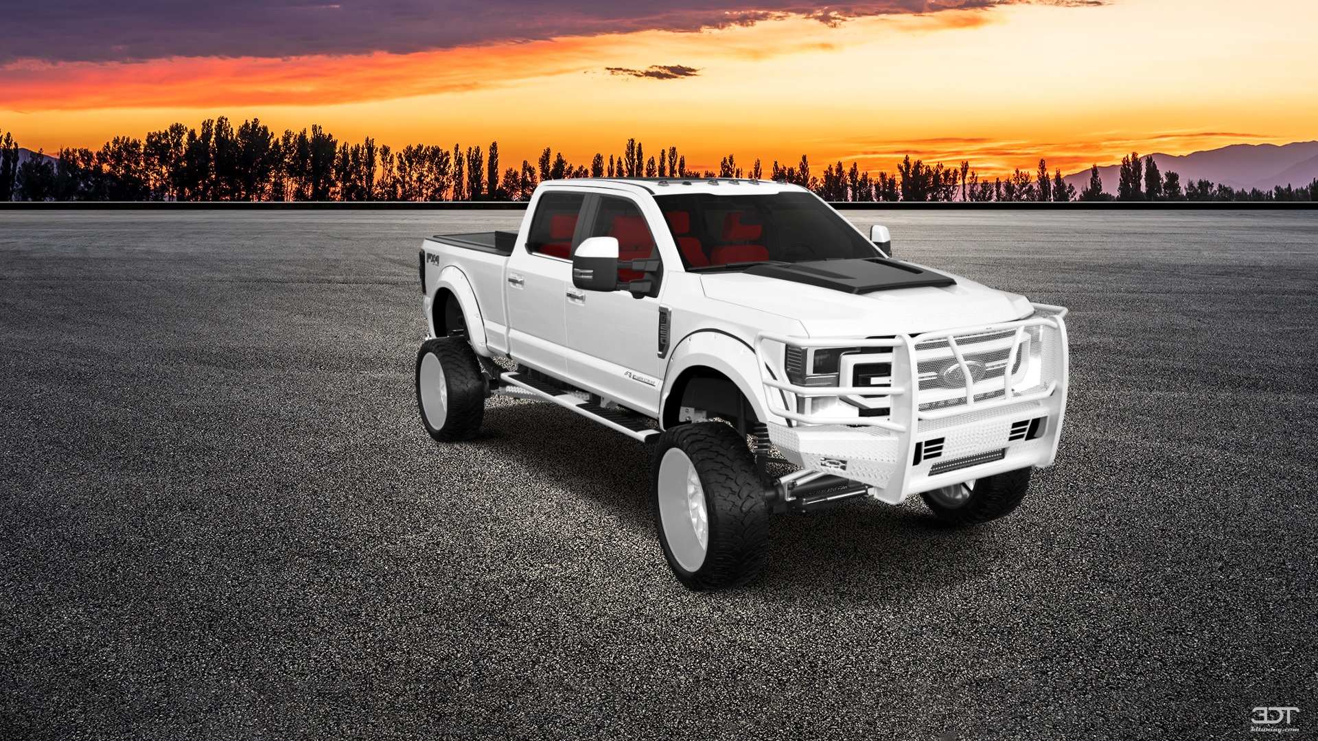 Tuning Ford F-250 4 Door pickup truck 2021