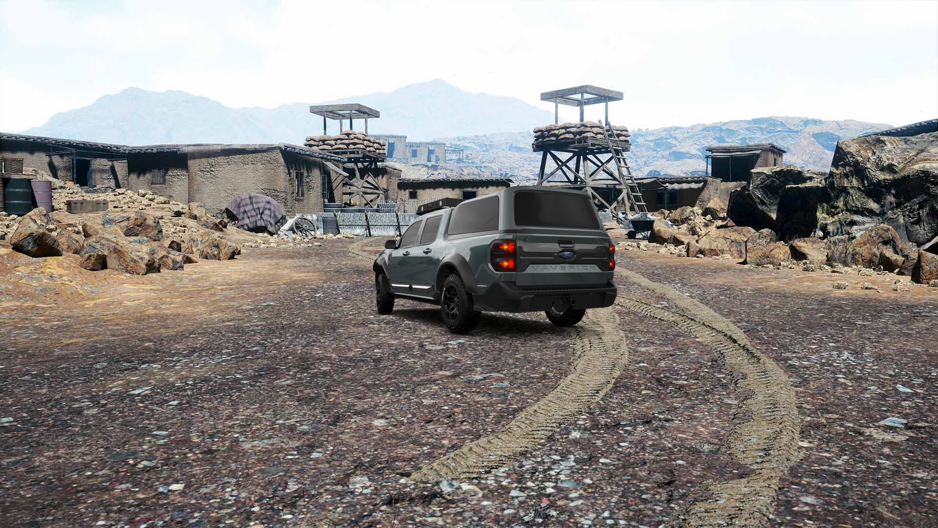 Ford Maverick 4 Door pickup truck 2022 tuning