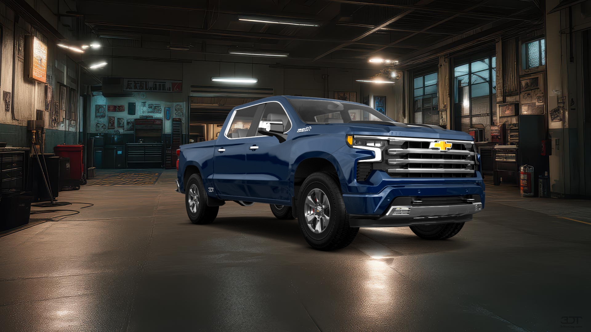 Chevrolet Silverado 1500 Crew Cab 5.8 ft box 4 Door pickup truck 2023 tuning