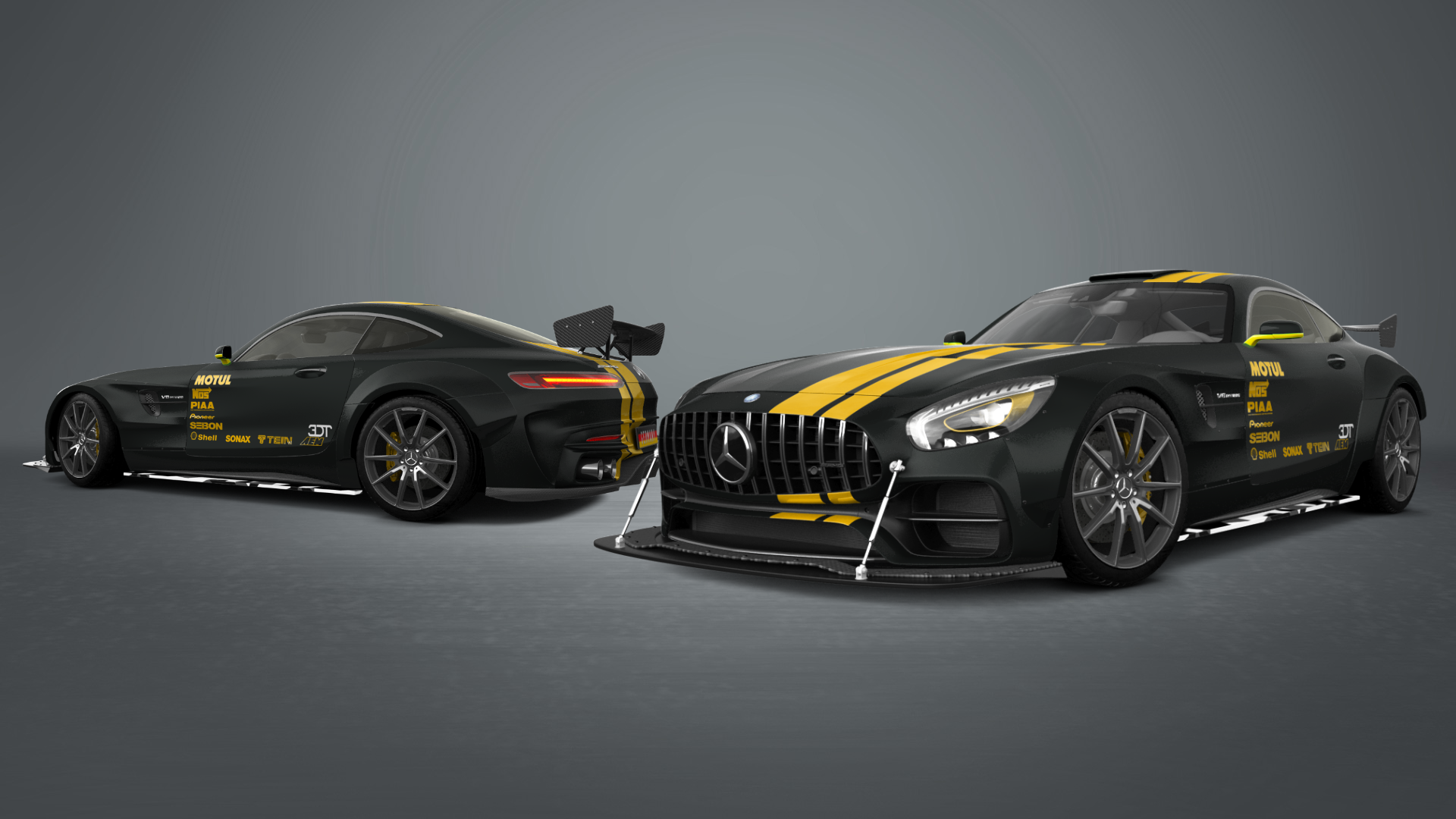 Mercedes AMG GT 2 door fastback coupe 2015 tuning