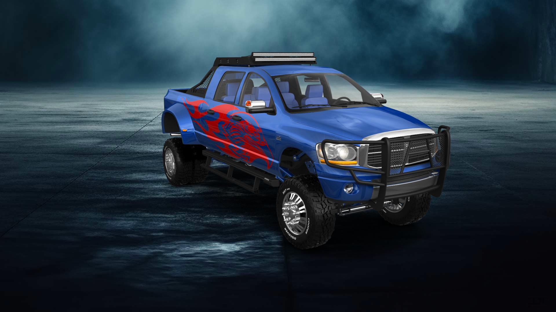 Dodge Ram 3500 Dually 4 Door pickup truck 2007