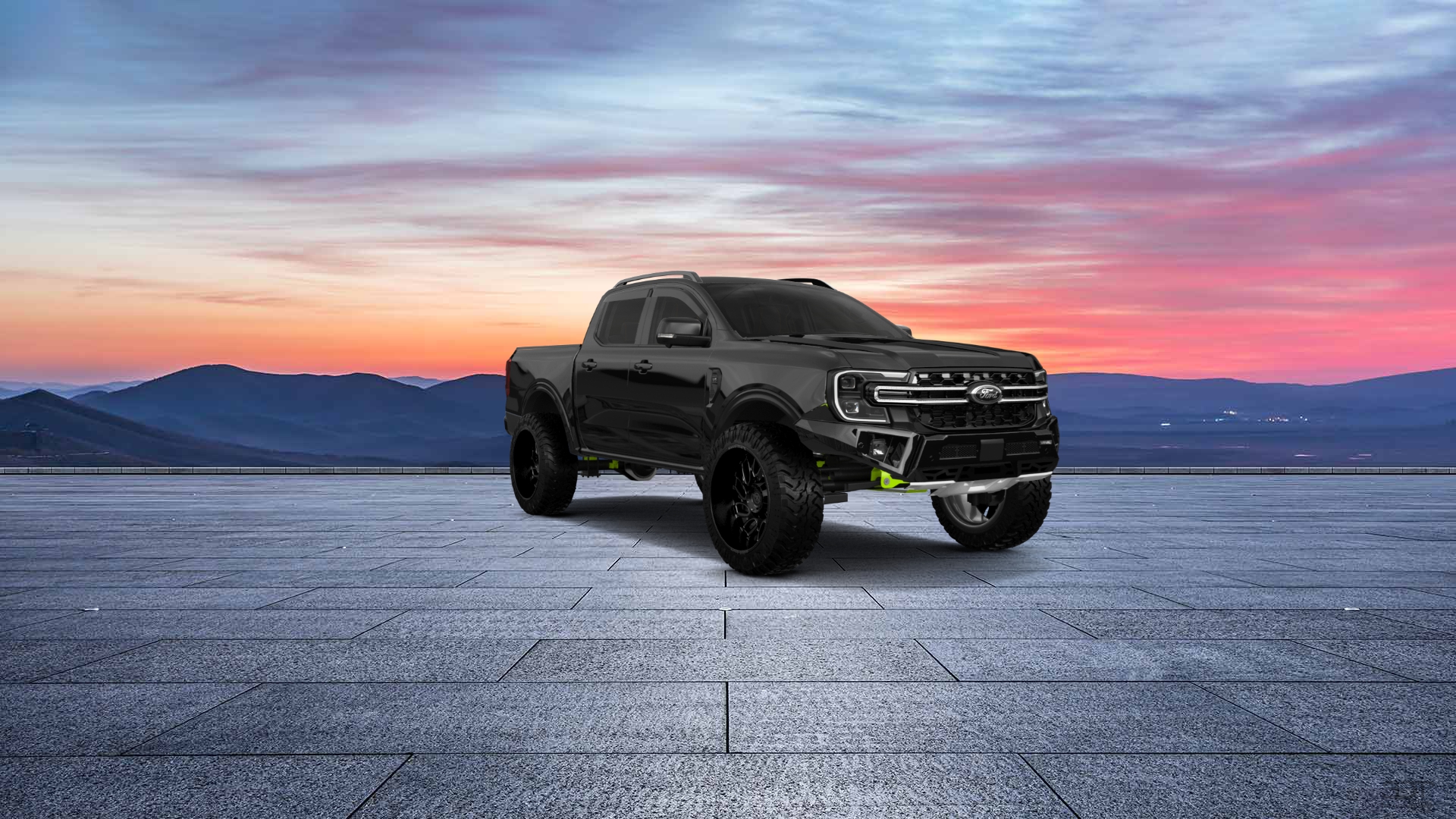 Ford Ranger 4 Door pickup truck 2022 tuning