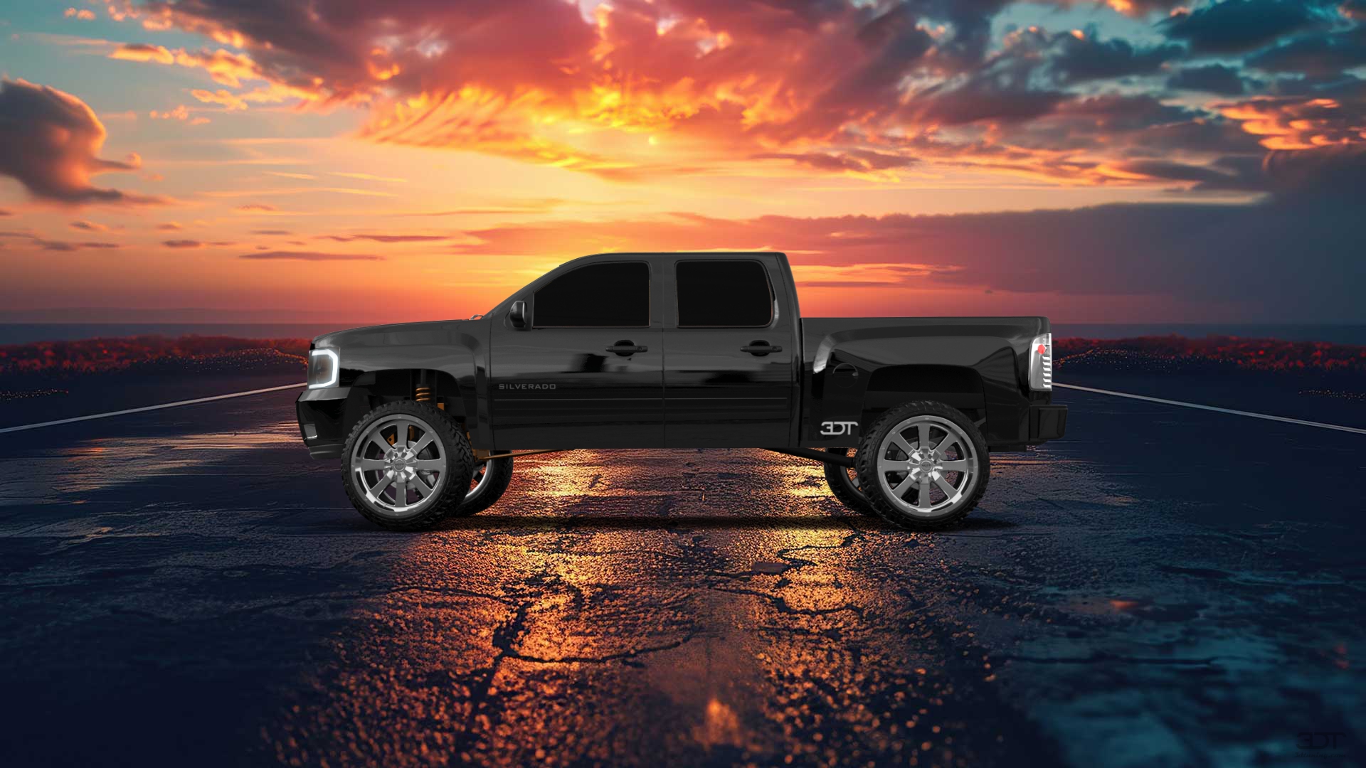 Chevrolet Silverado 1500 Crew Cab 4 Door pickup truck 2007