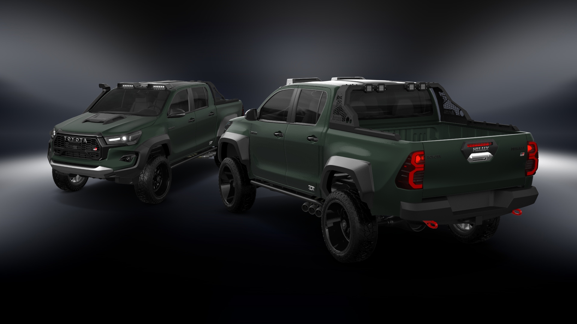 Toyota Hilux Double Cab 4 Door pickup truck 2015 tuning