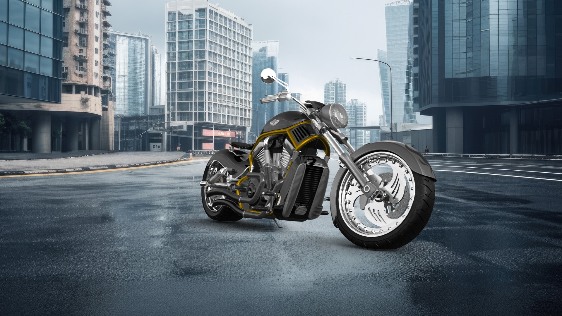 Harley-Davidson Custom Chopper Cruiser 2011 tuning