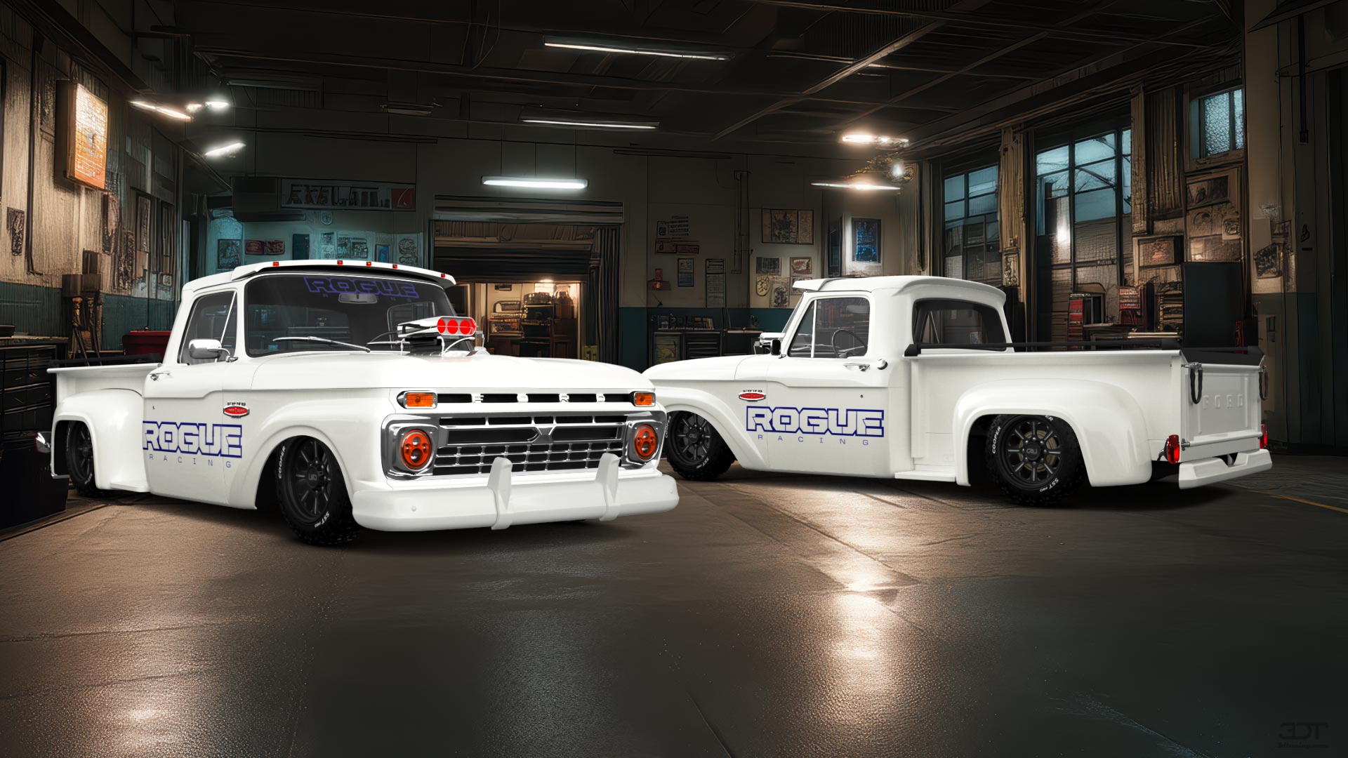 Ford F-100 Flareside 2 Door pickup truck 1961 tuning