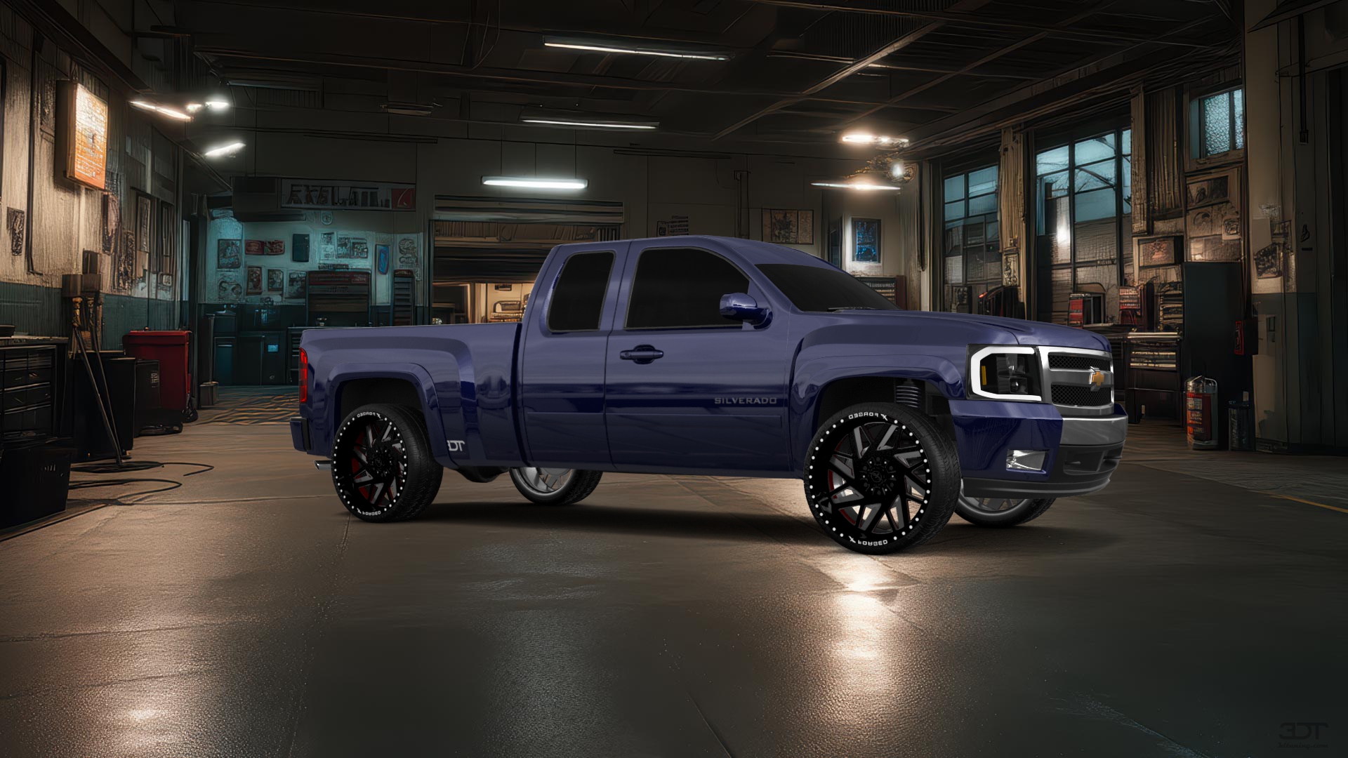 Chevrolet Silverado 1500 6.6 ft box Pickup Truck 2008 tuning