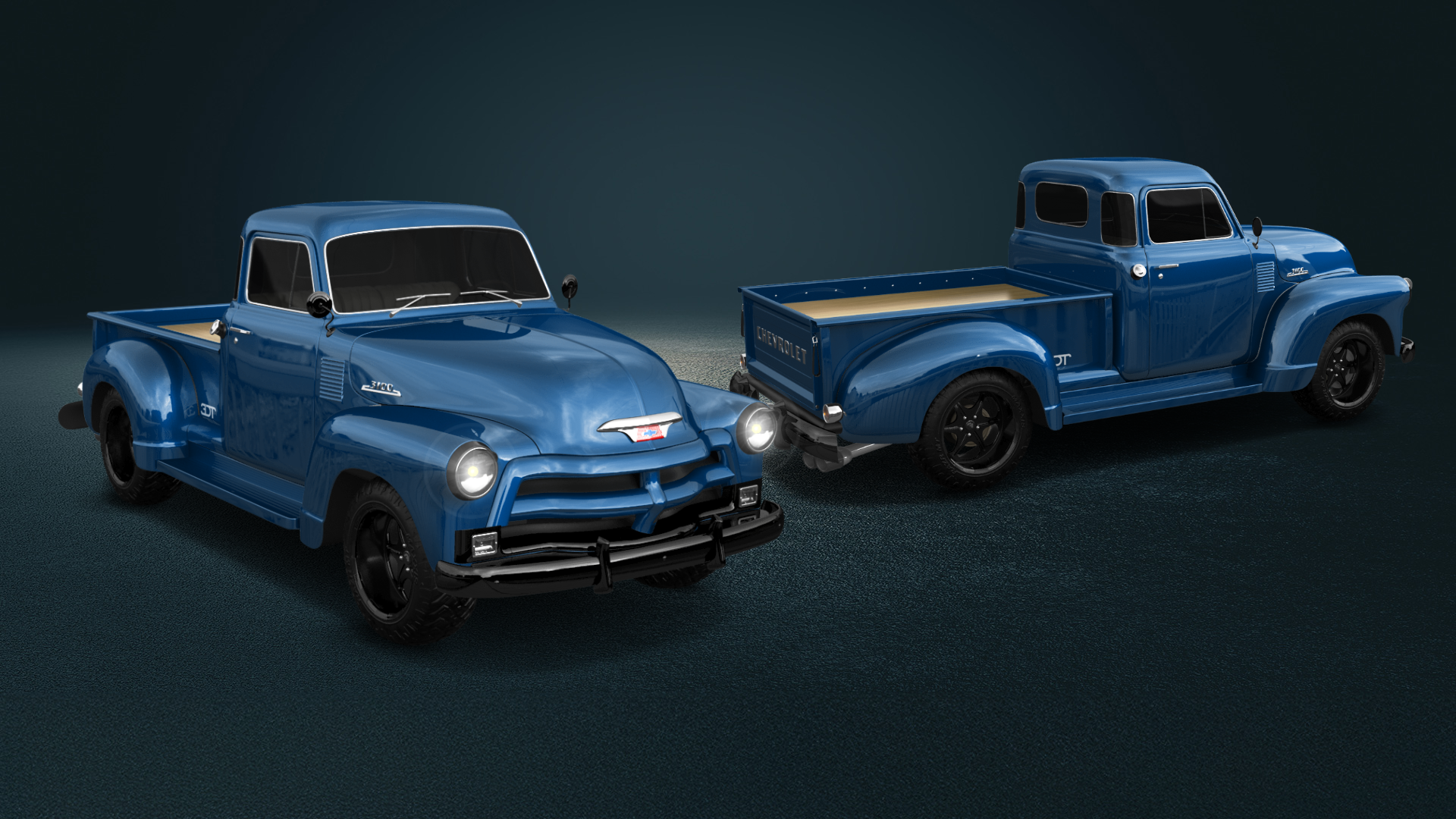 Chevrolet 3100 2 Door pickup truck 1954 tuning