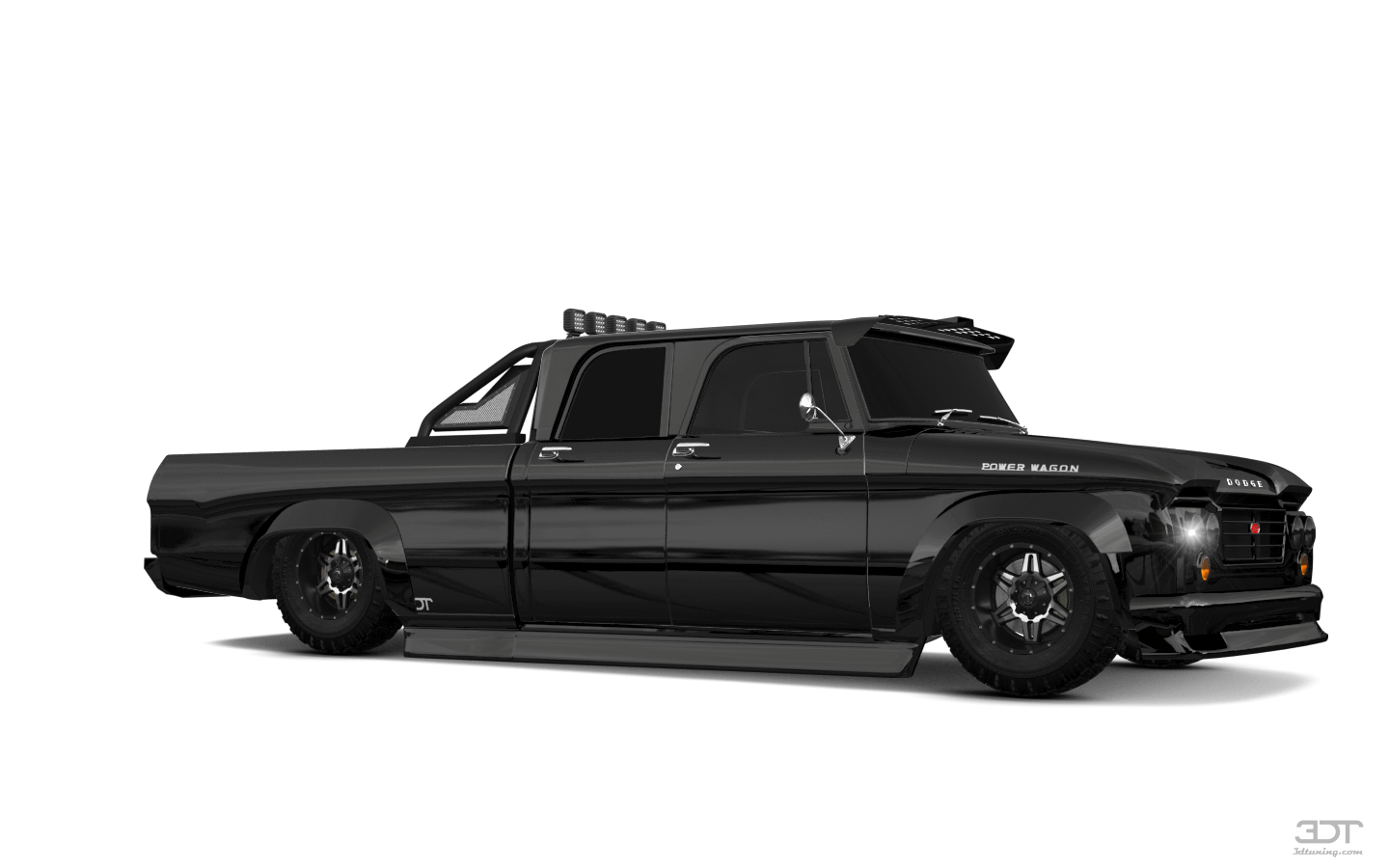 Tuning Dodge Power Wagon 4 Door pickup truck 1964