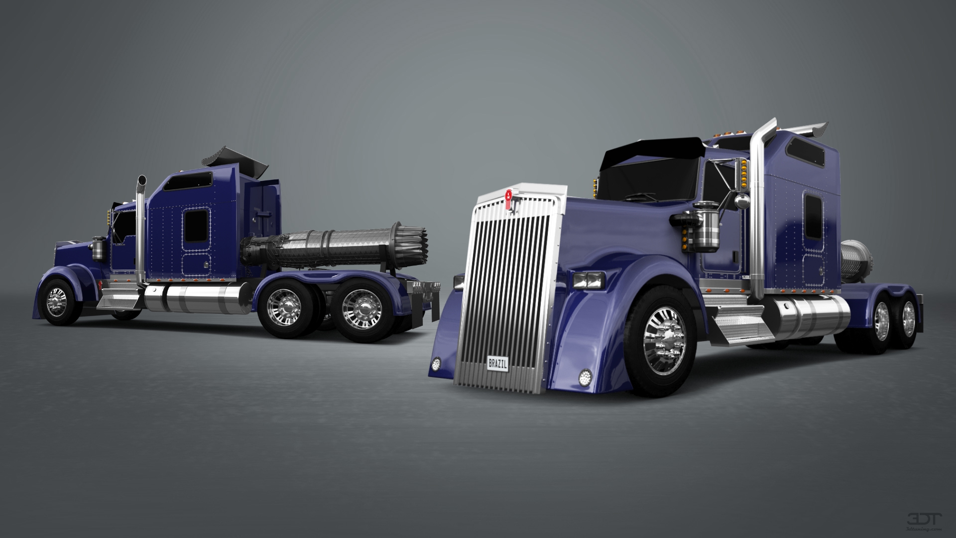 Kenworth W900 Sleeper Cab Truck 2015 tuning