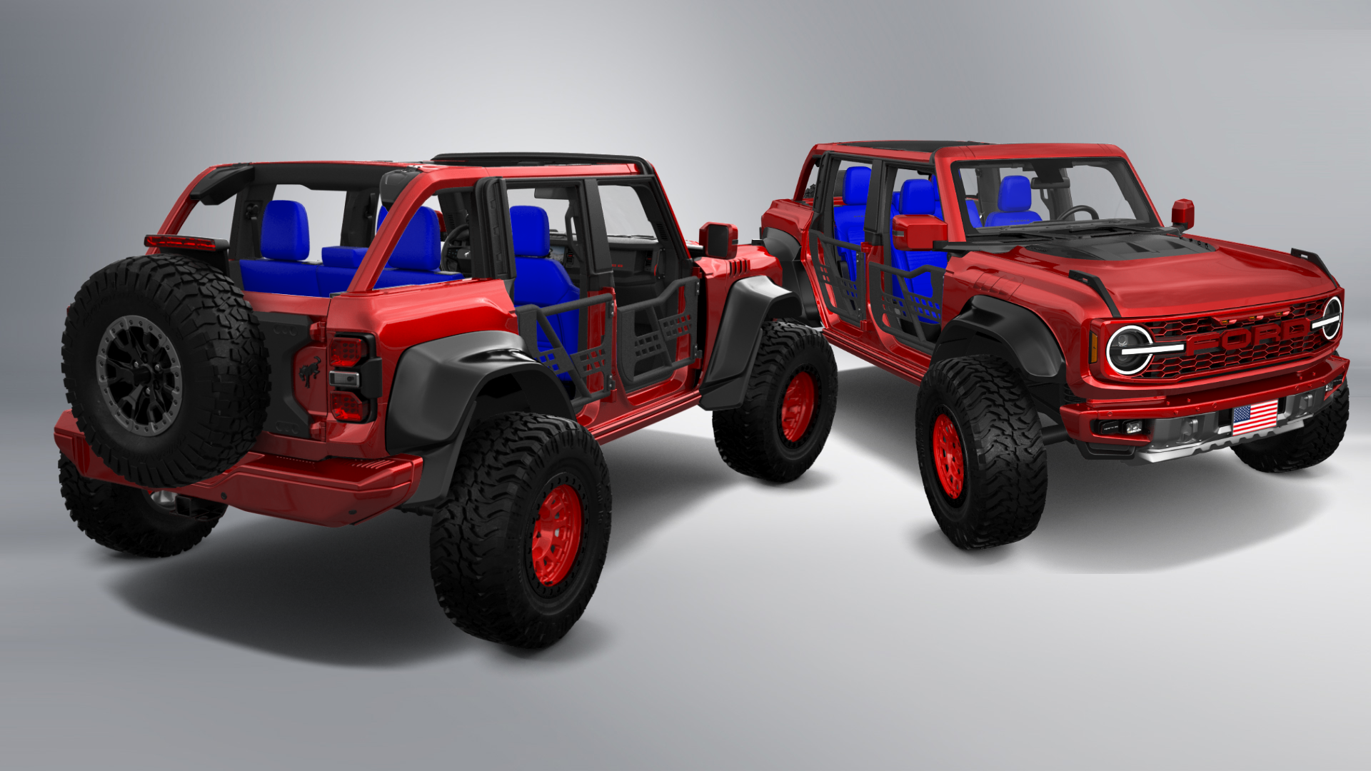Ford Bronco Raptor 4 Door pickup truck 2022