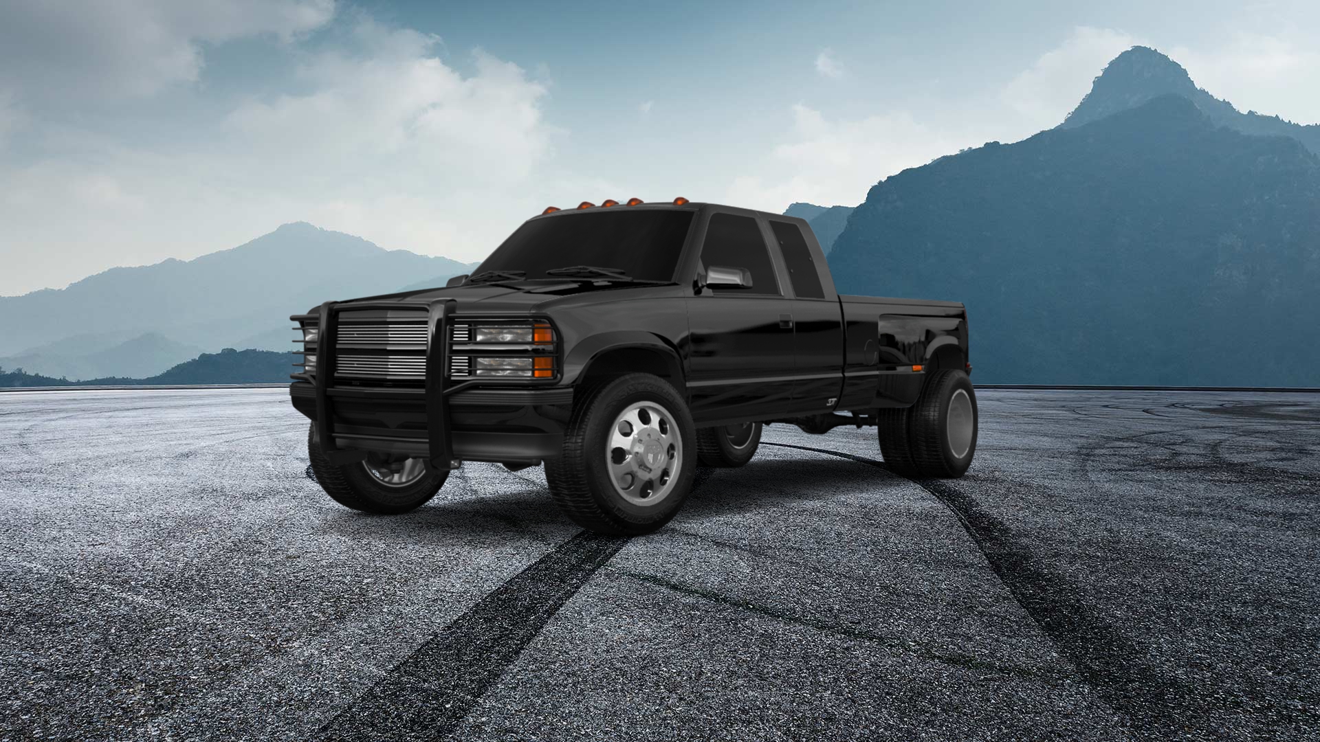 Chevrolet K3500 Extended Cab Pickup Truck 1988