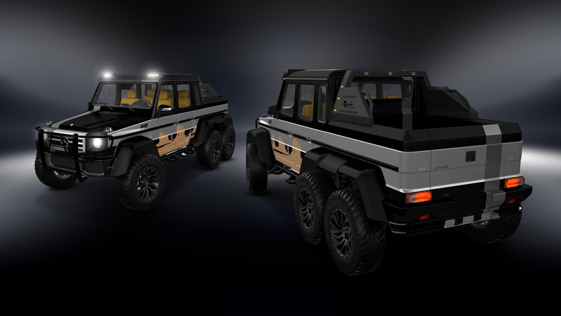 Mercedes G 63 AMG 6x6 4 Door pickup truck 2013