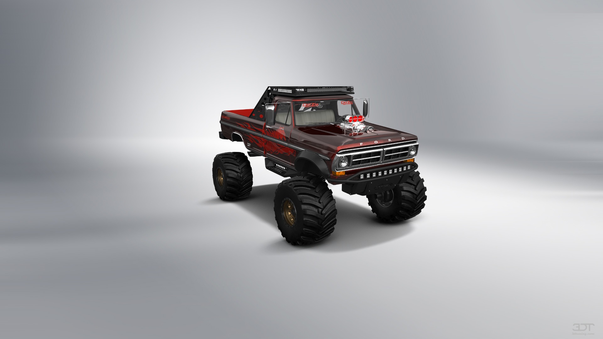 Ford F-250 2 Door pickup truck 1971