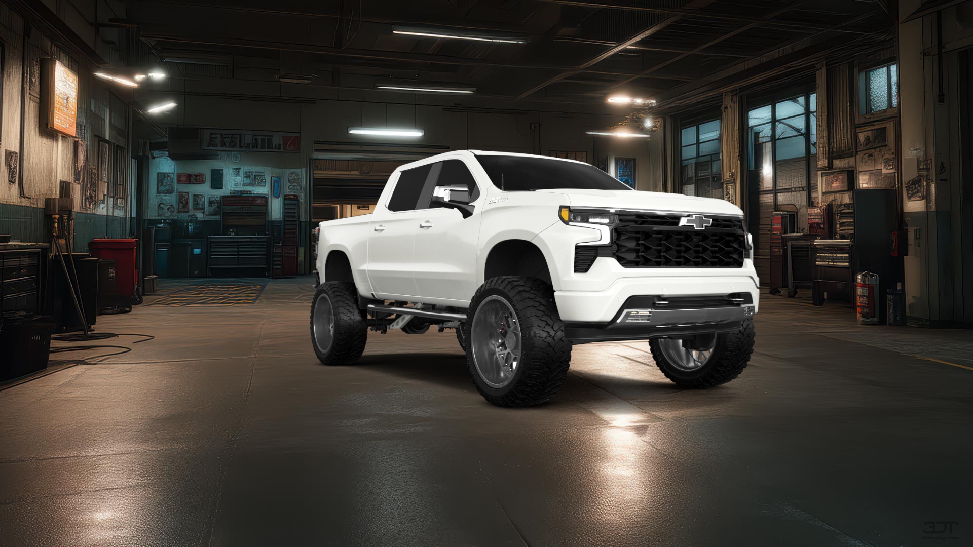 Chevrolet Silverado 1500 Crew Cab 5.8 ft box 4 Door pickup truck 2023 tuning