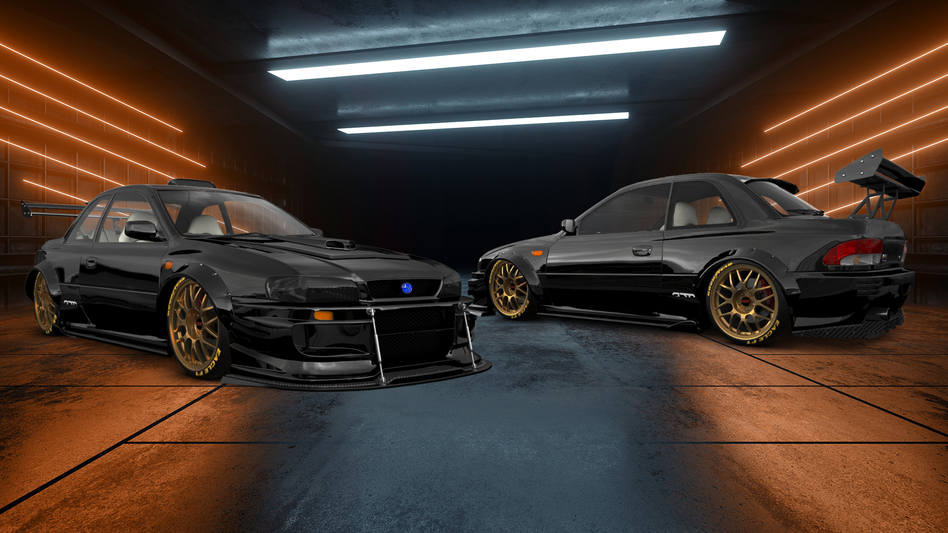 Subaru Impreza WRX STI 22B 2 Door Coupe 2000 tuning