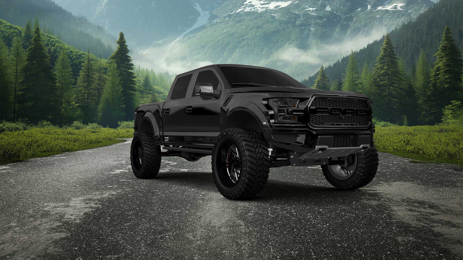 Ford F-150 Raptor 4 Door pickup truck 2017