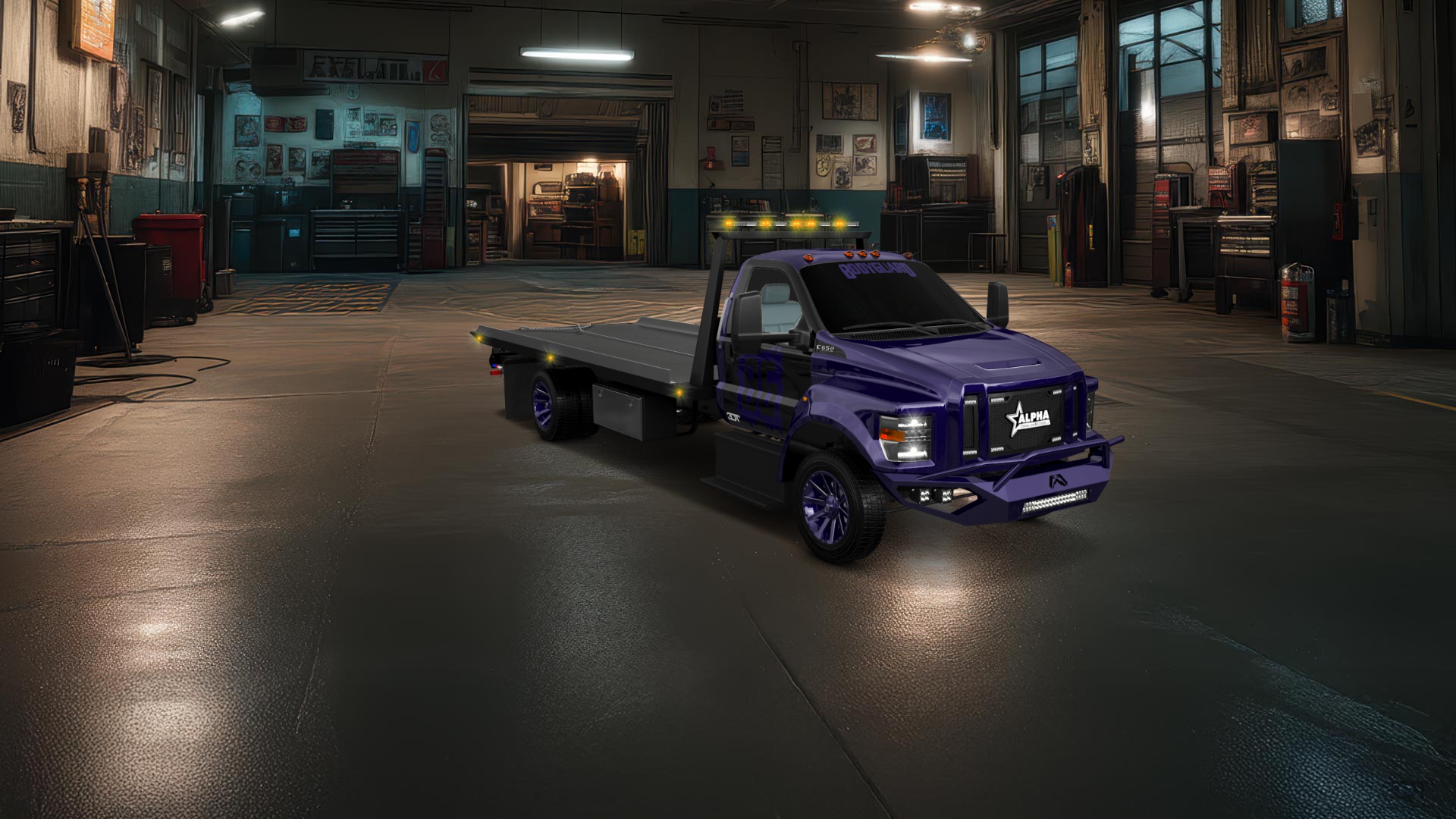 Ford F-650 Tow Truck Pickup 2016 tuning