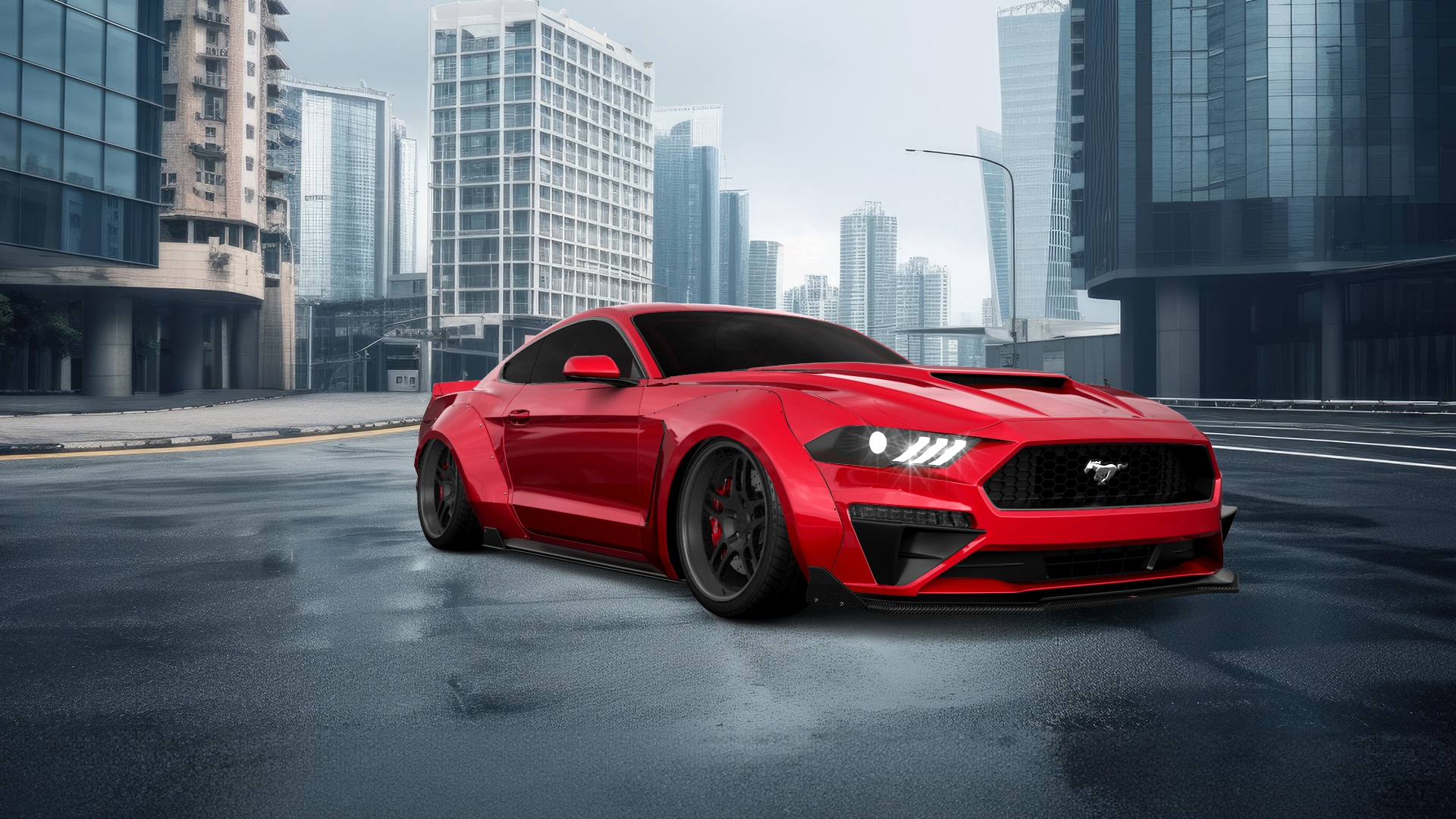 Ford Mustang Ecoboost 2 Door Coupe 2018 tuning