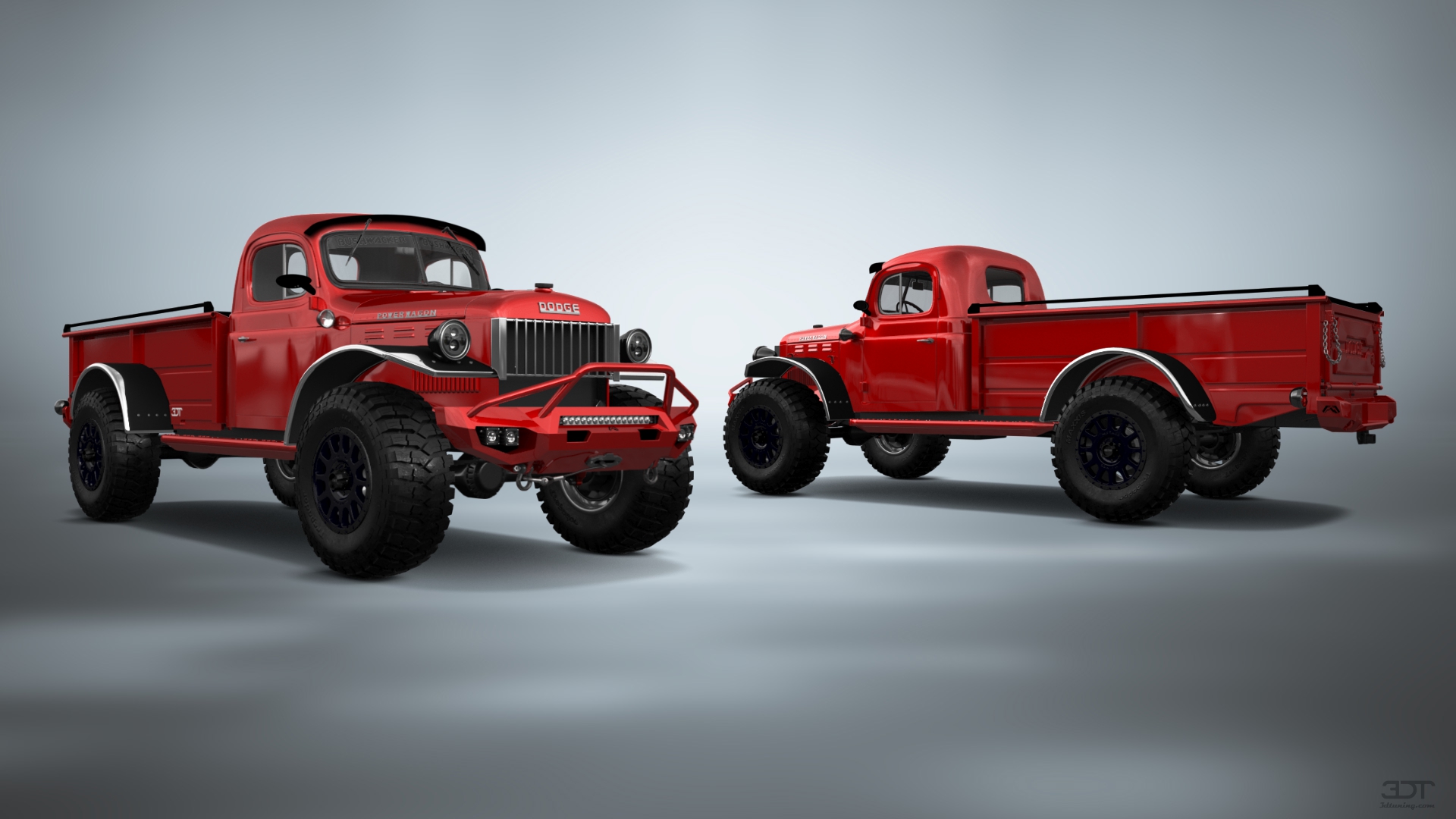 Dodge Power Wagon 2 Door pickup truck 1947 tuning