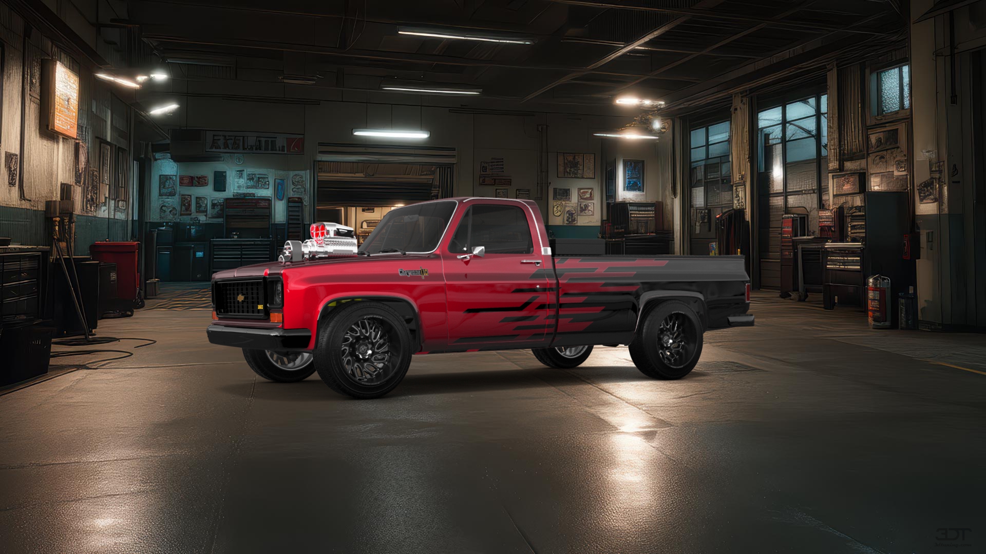 Chevrolet Silverado C-10 2 Door pickup truck 1973 tuning
